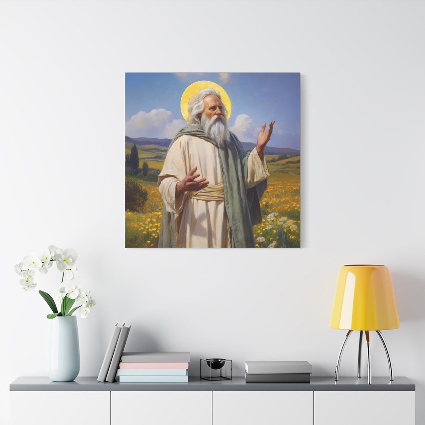 Saint Hilary of Arles - Gallery Wrapped Canvas - Print - Religious Art for your Home - Catholic Art Print
