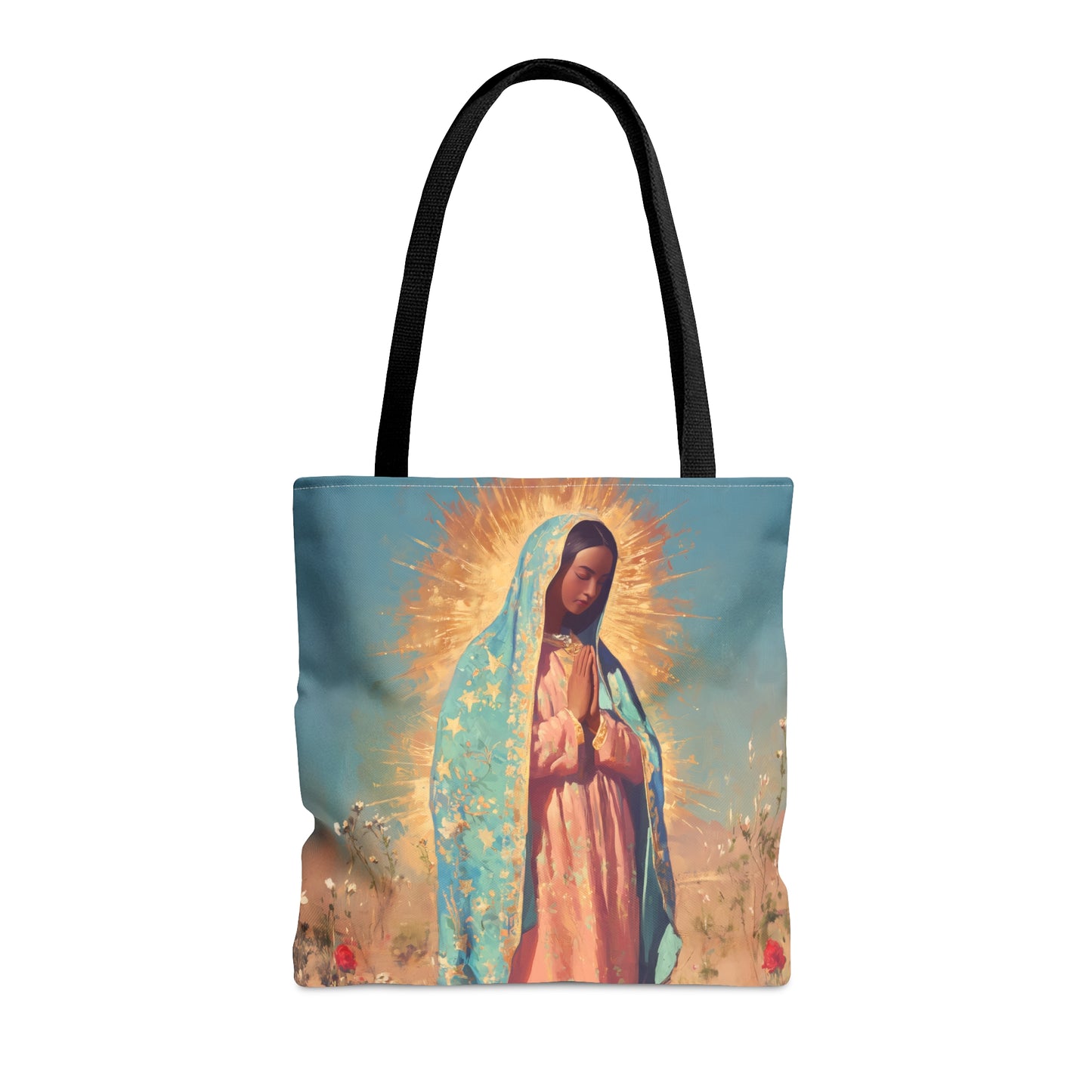 Our Lady of Guadalupe - Tote Bag - Large Medium Small Faith Art Bag - Catholic Faith Purse