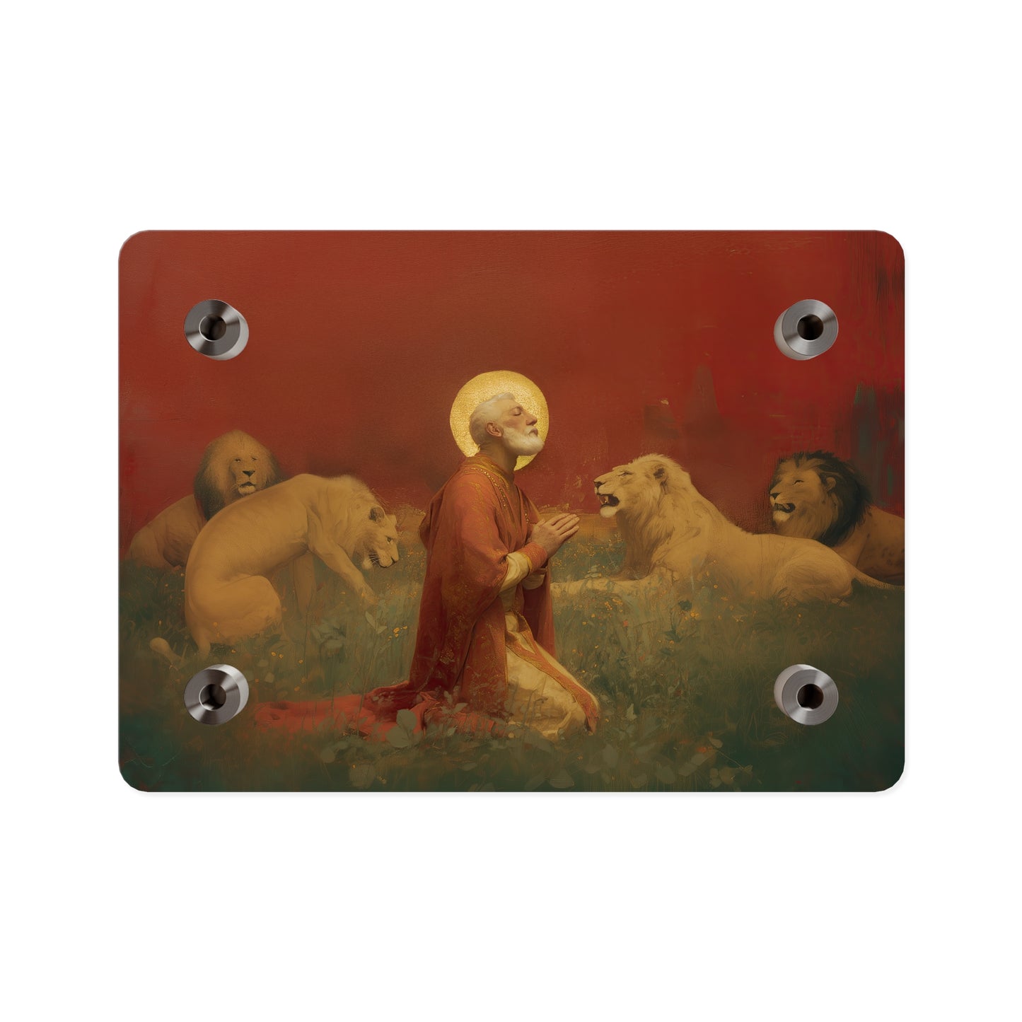 Saint Ignatius of Antioch Wall Art Panel - Ready to Hang Acrylic Print - Catholic Saint Art - Patron Saint Print - No Frame needed