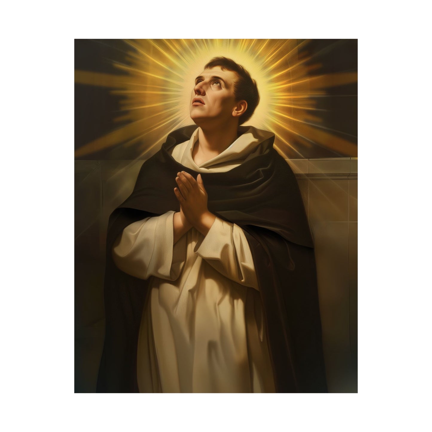 Saint Thomas Aquinas  - Sanctified Souls Print - Multiple Sizes - Premium Matte Vertical Posters
