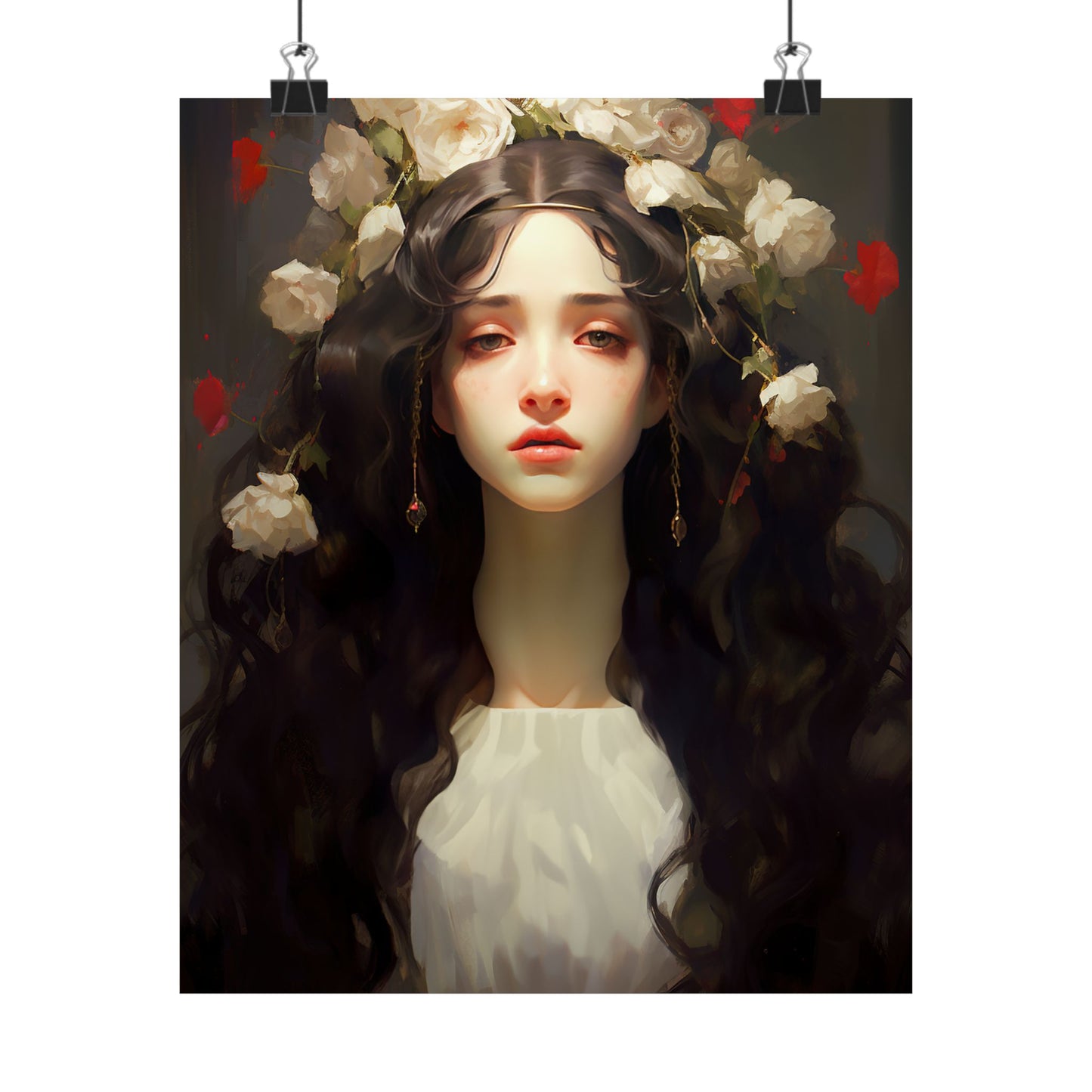 Saint Flora - Sanctified Souls Print - Multiple Sizes - Premium Matte Vertical Posters