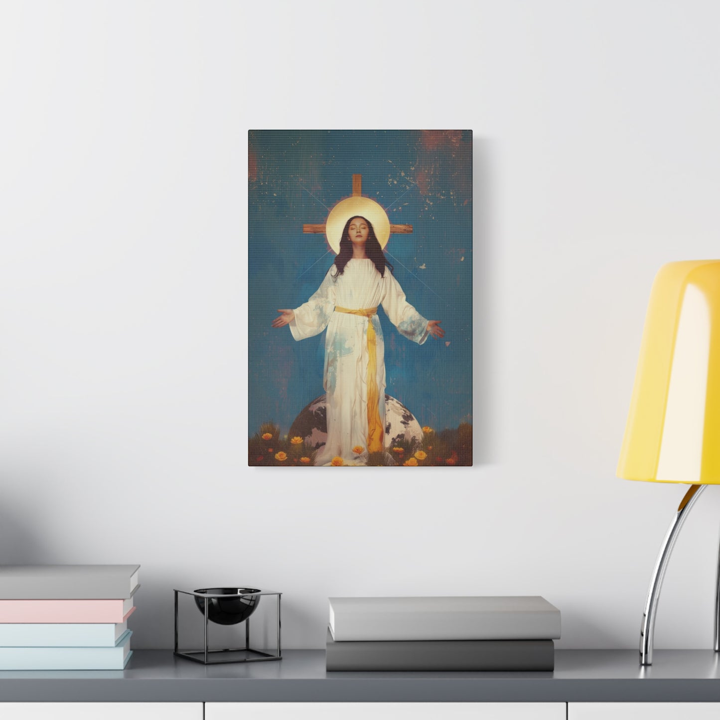 Our Lady of Akita - Mother Mary - Gallery Wrapped Canvas - Print - Religious Art for your Home - Catholic