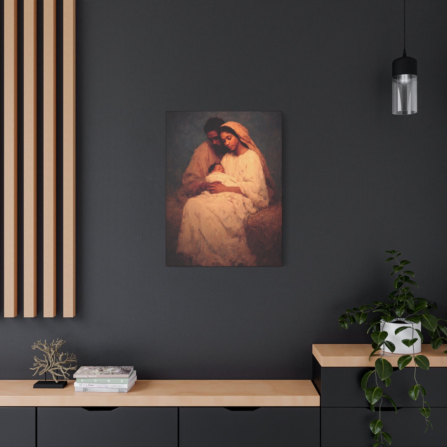 Love Made Visible in the Holy Family - Gallery Wrapped Canvas - Print - Religious Art for your Home - Catholic