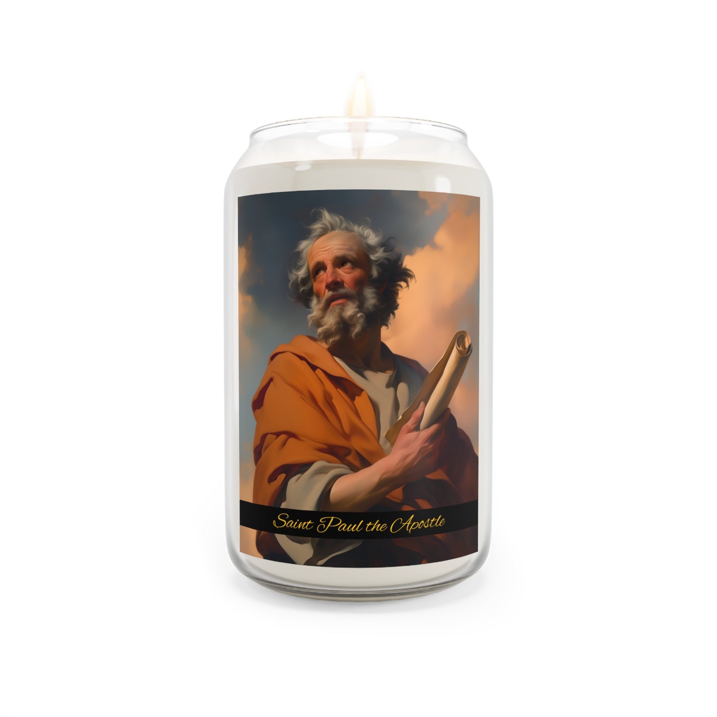 Saint Paul the Apostle - Scented Prayer Candle, 13.75oz - Tall Size - Religious Prayer Candle
