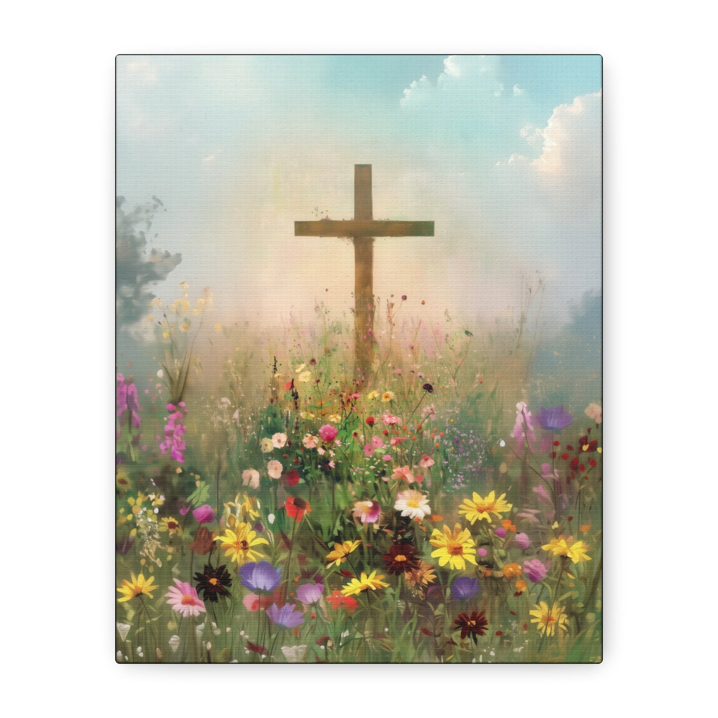 The Cross That Called the Earth to Life - Gallery Wrapped Canvas - Print - Religious Art for your Home - Catholic