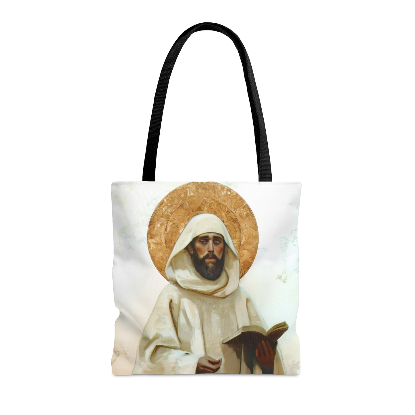 Saint William of Vercelli Tote Bag - Large Medium Small Faith Art Bag - Catholic Faith Purse - Religious Carry All Reusable Tote Bag