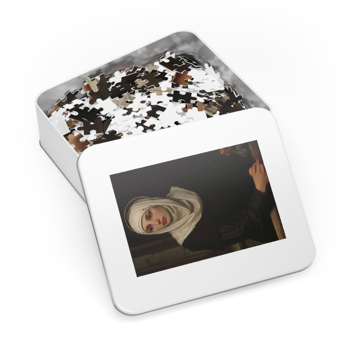 Saint Angela Merici - Puzzle and Keepsake Tin - Religious Jigsaw Puzzle (30, 110, 252, 500,1000-Piece)