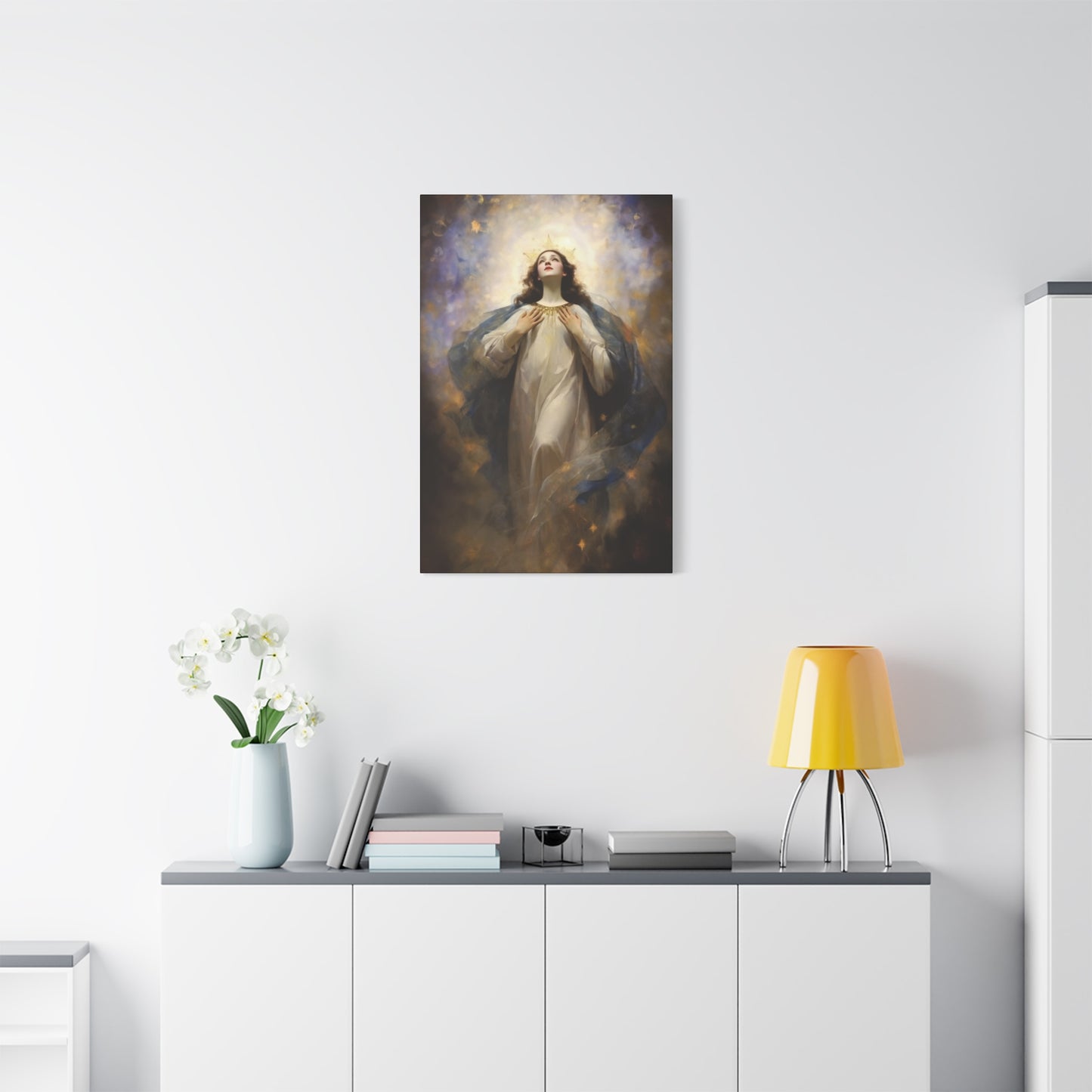The Assumption of Mary - Museum Wrapped Canvas - Sanctified Souls Print - Religious Art for your Home