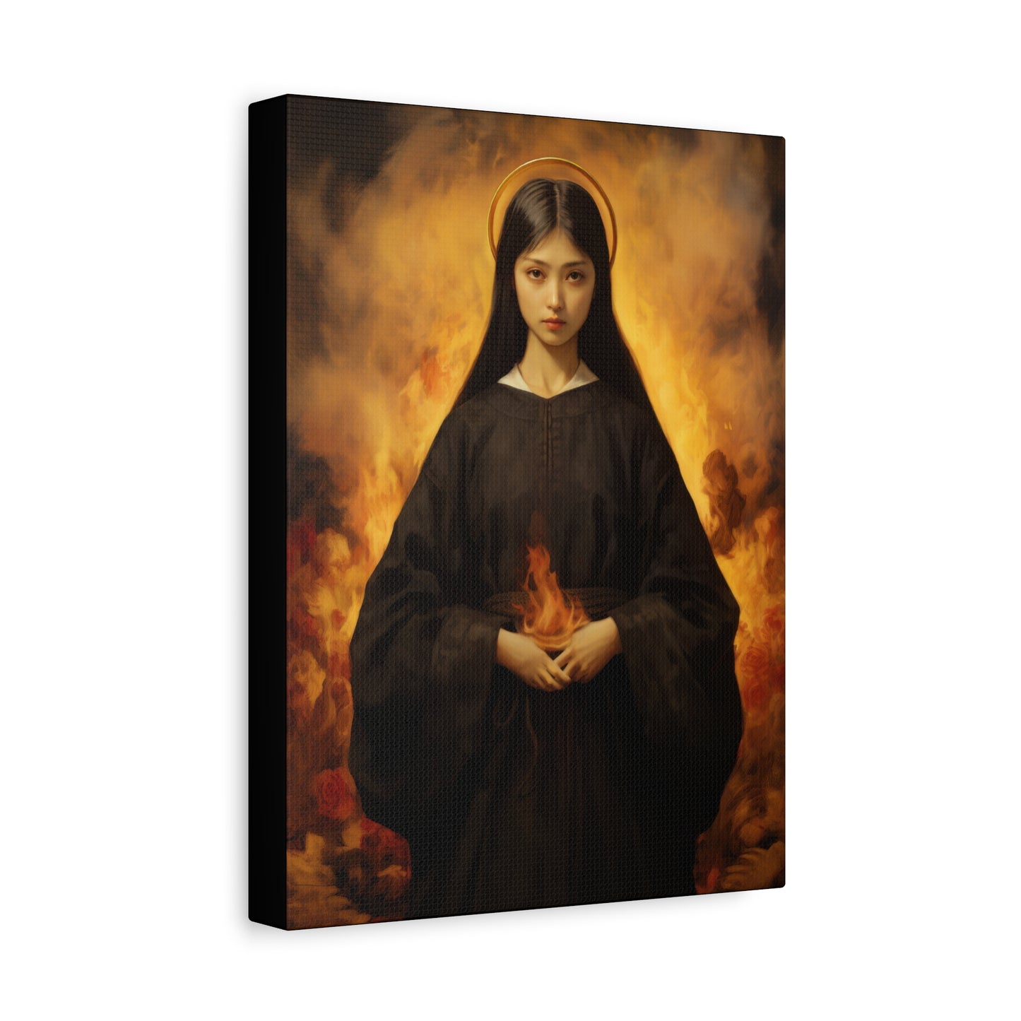 Blessed Mary Magdalen Kiota - Museum Wrapped Canvas - Print - Religious Art for your Home - Christian print - Prayer Room Catholic Saint