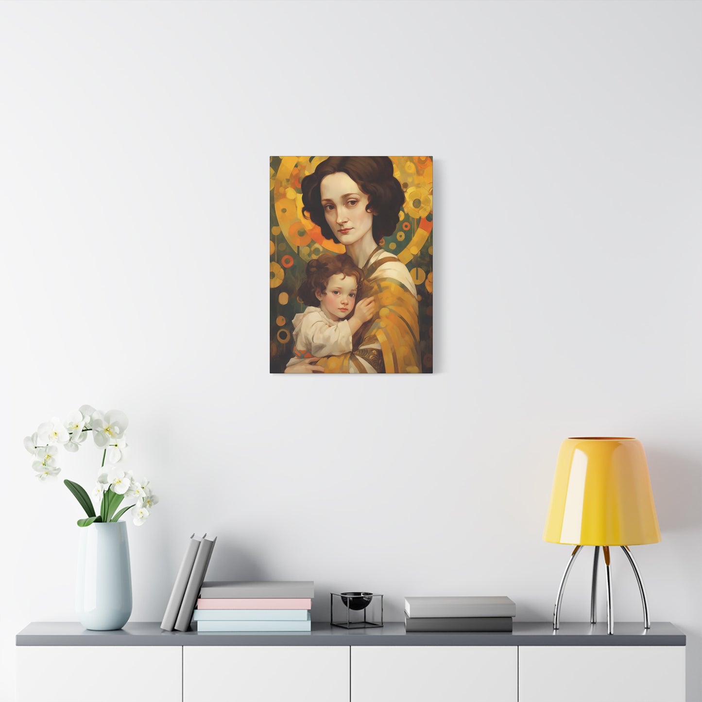 Saint Gianna Beretta Molla  - Gallery Wrapped Canvas - Sanctified Souls Print - Religious Art for your Home