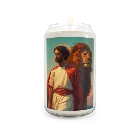 Saint Mark the Evangelist - Scented Prayer Candle, 13.75oz -  Candle - Catholic Art - prayer room Scented Candle - Religious gift