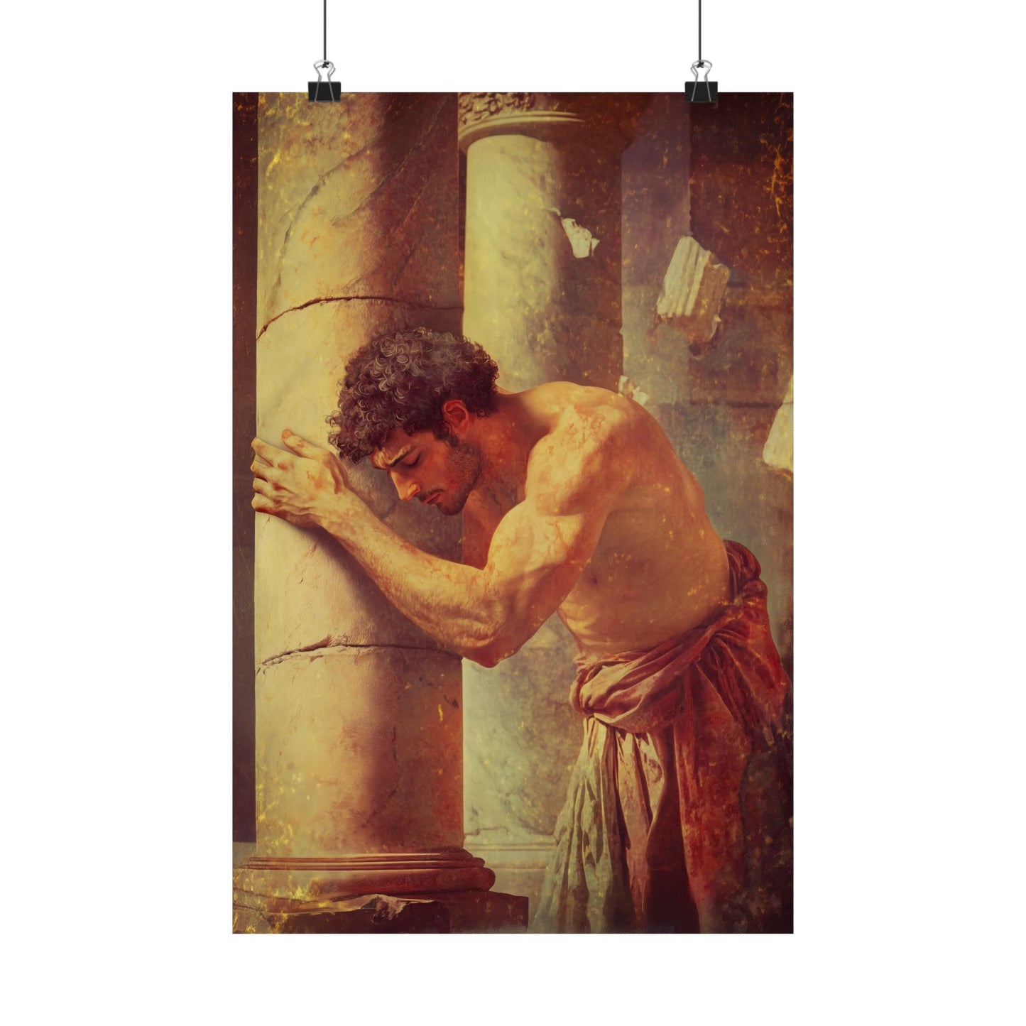 Samson - Sanctified Souls Print - Multiple Sizes - Premium Matte Vertical Posters - Catholic Christian Home Decor Art