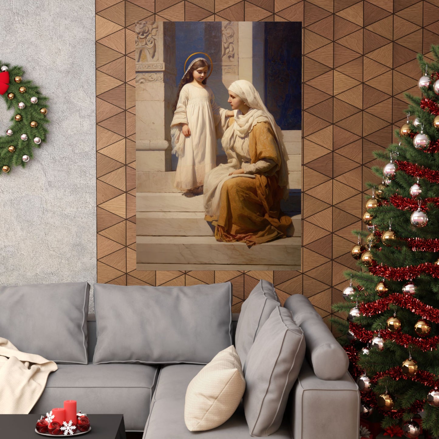 The Feast of the Presentation of the Blessed Mary - Sanctified Souls Print - Multiple Sizes - Premium Matte Vertical Posters