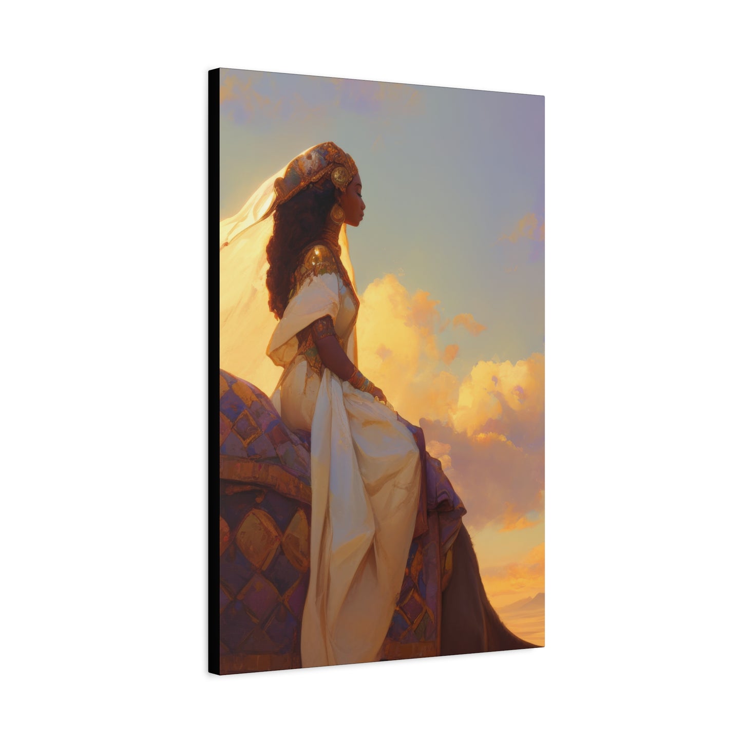 Queen of Sheba - Gallery Wrapped Canvas - Print - Religious Art for your Home - Catholic Art