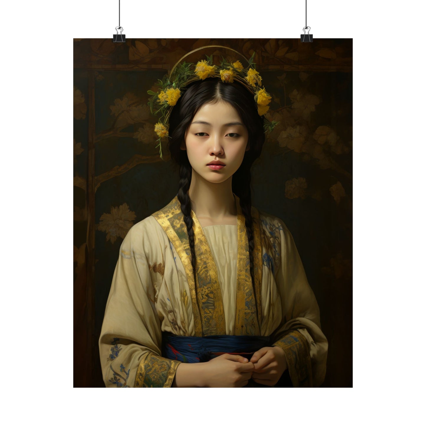 Saint Agatha Lin - Multiple Sizes - Premium Matte Vertical Posters - Catholic Art - Religious Poster - Catholic Saint Art - Multiple Sizes