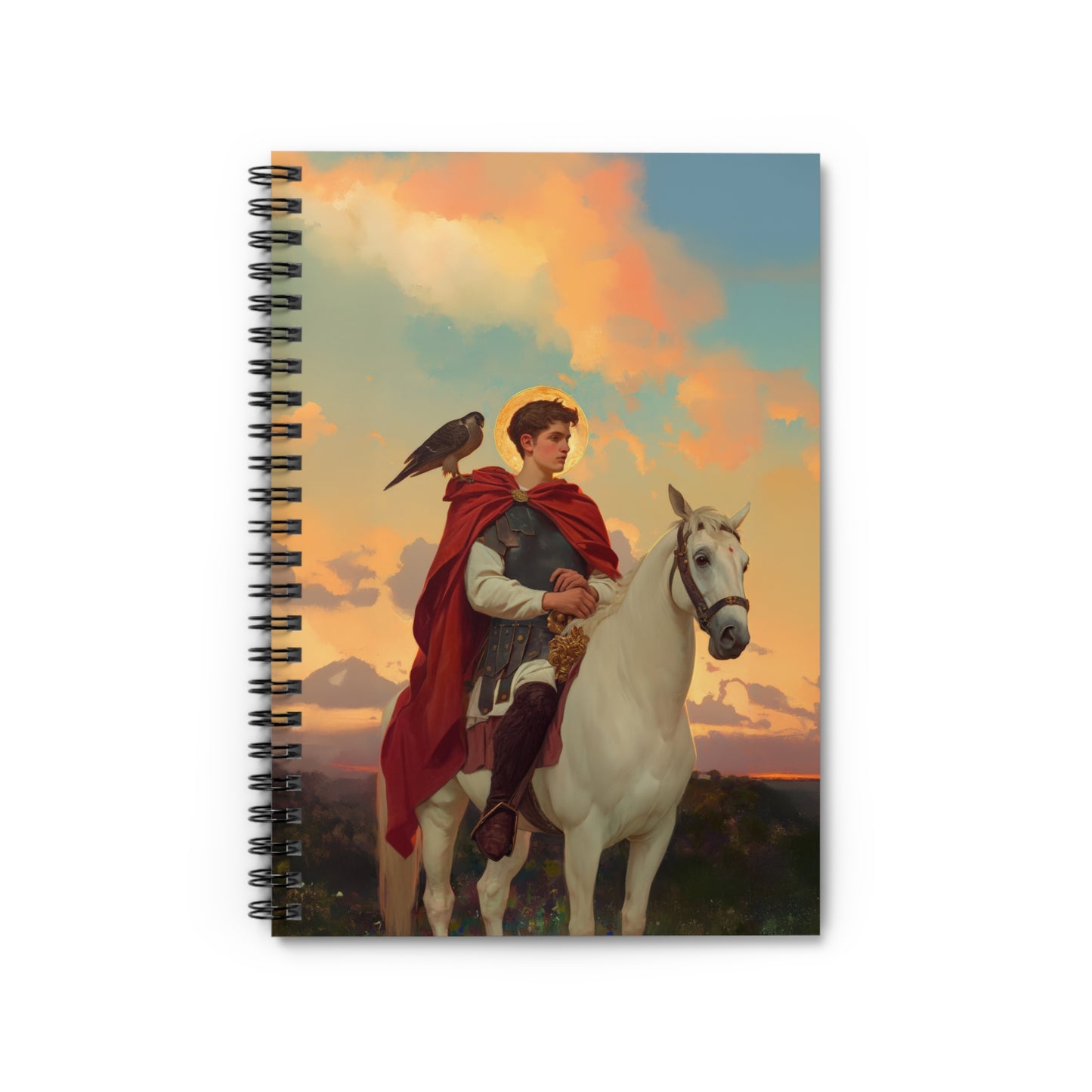 Saint Tryphon - Sanctified Souls Art - Religious Based Notebook - Spiral Notebook