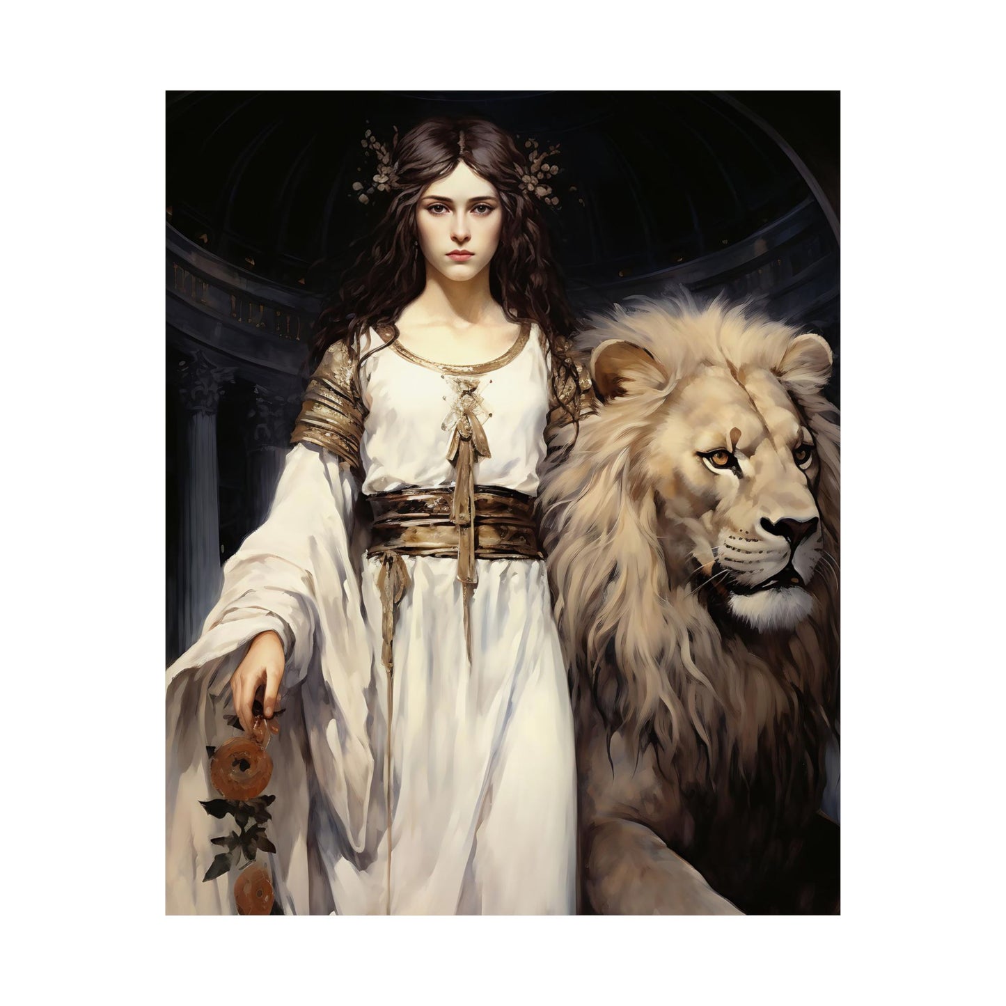 Saint Euphemia Print - Sanctified Souls Print - Multiple Sizes - Premium Matte Vertical Posters