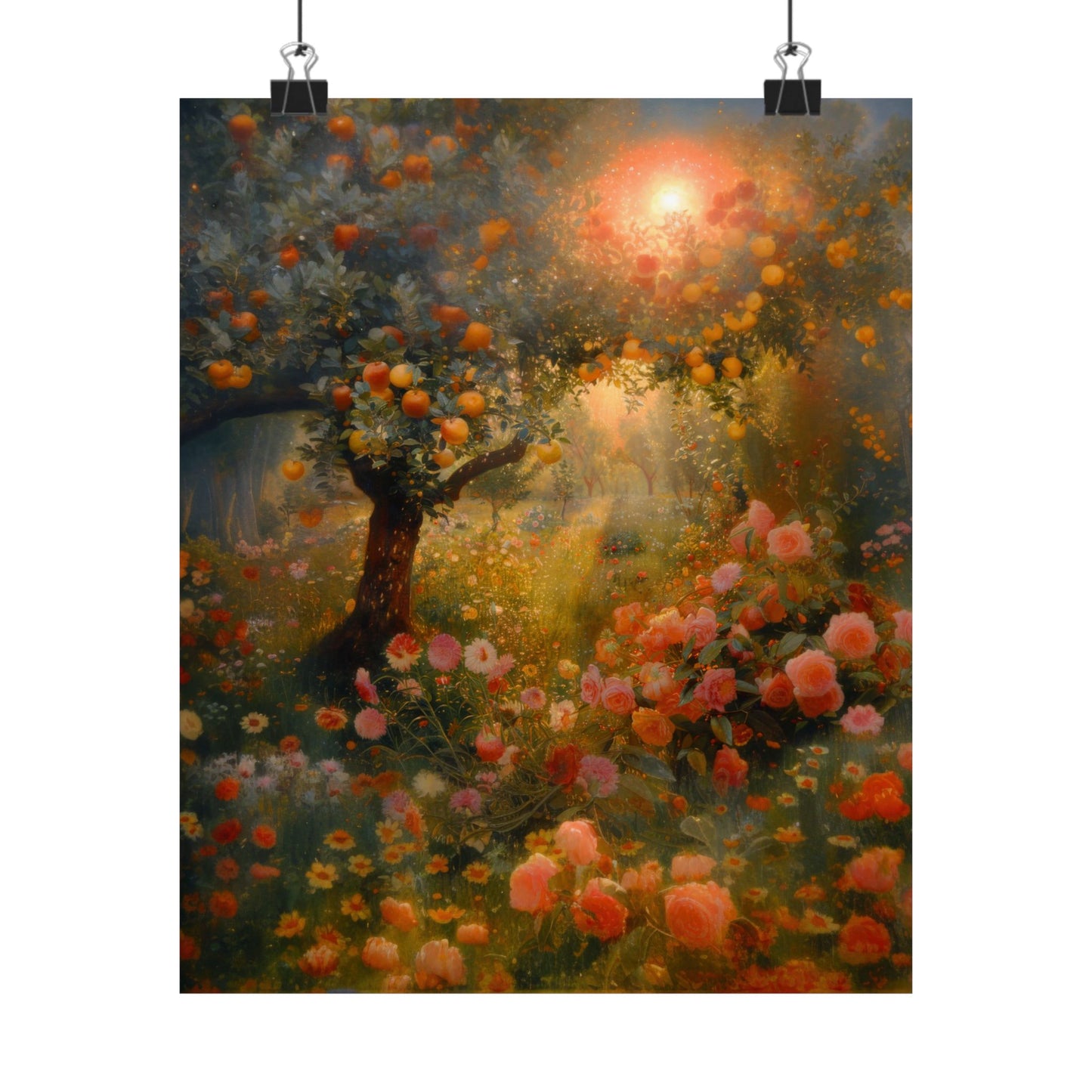 Eden in the Morning of the World - Sanctified Souls Print - Multiple Sizes - Premium Matte Vertical Posters