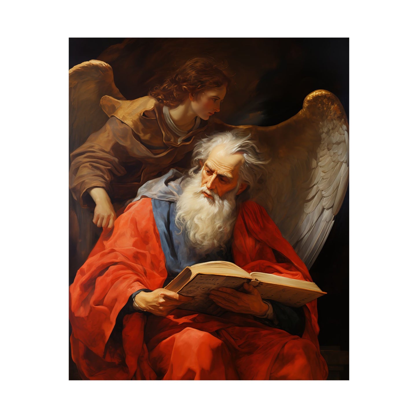 Saint Matthew the Apostle Print - Sanctified Souls Print - Multiple Sizes - Premium Matte Vertical Posters