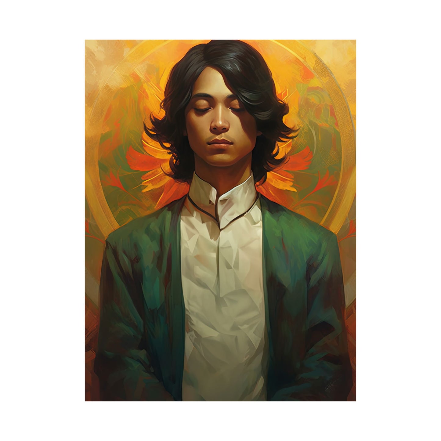 Saint Lorenzo Ruiz - Sanctified Souls Print - Multiple Sizes - Premium Matte Vertical Posters