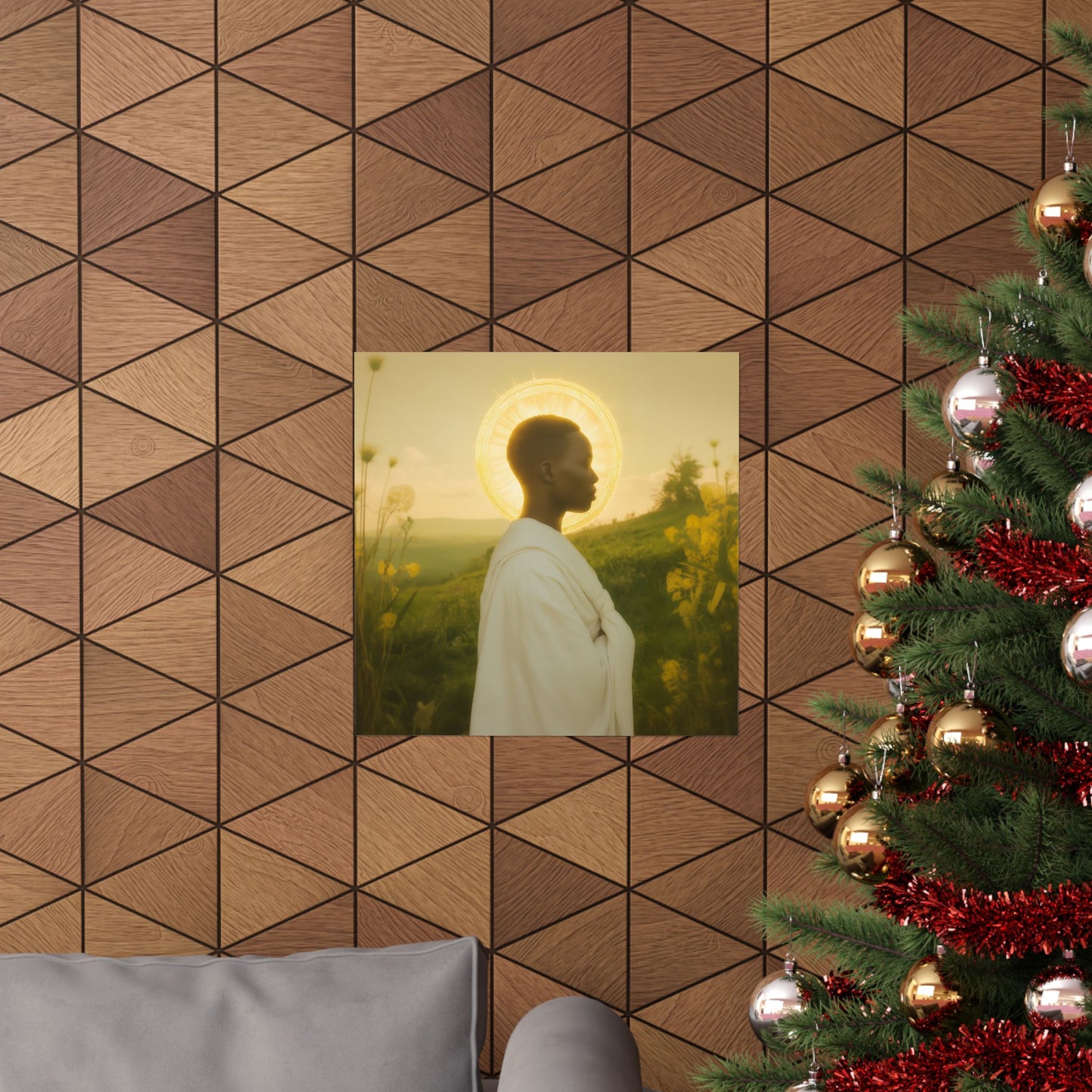 Saint Charles Lwanga- Sanctified Souls Print - Multiple Sizes - Premium Posters - Catholic Art - Christian Home Decor Artwork