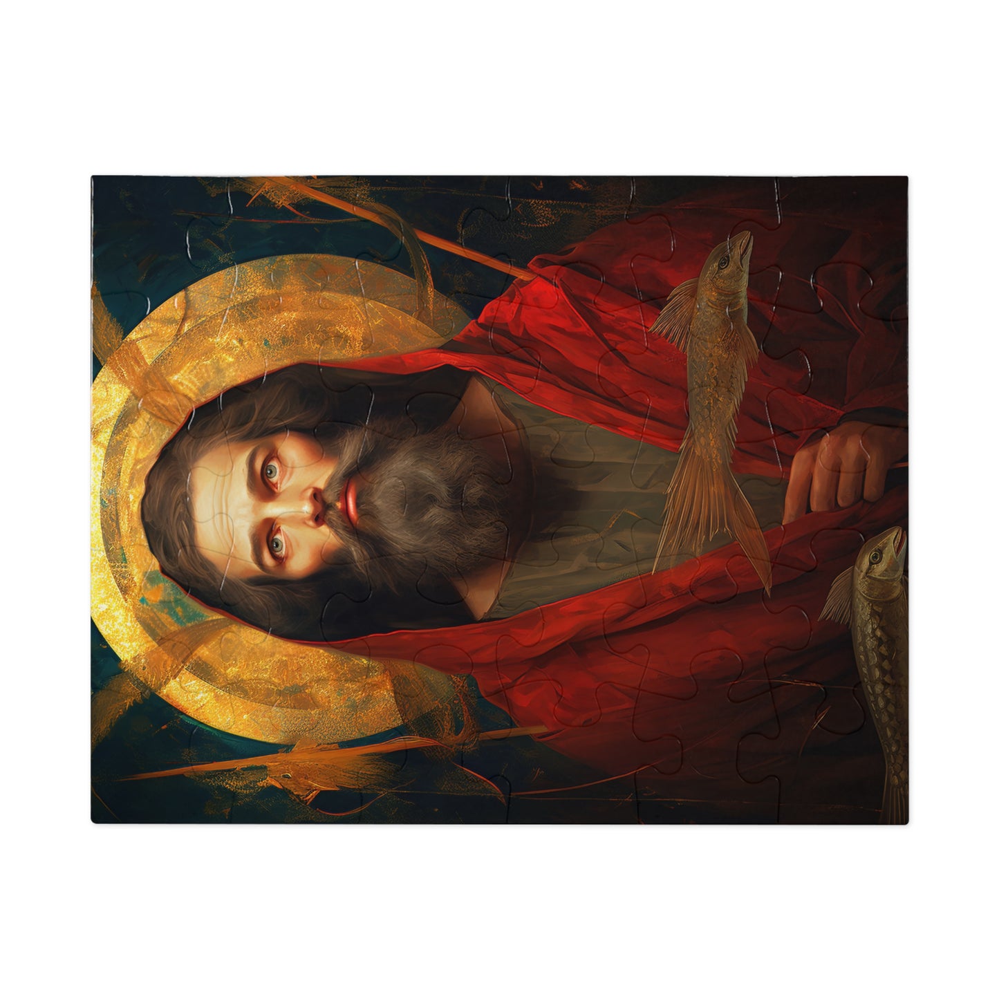 Saint Andrew - Puzzle and Keepsake Tin - Religious Jigsaw Puzzle (30, 110, 252, 500,1000-Piece) - Religious Puzzle