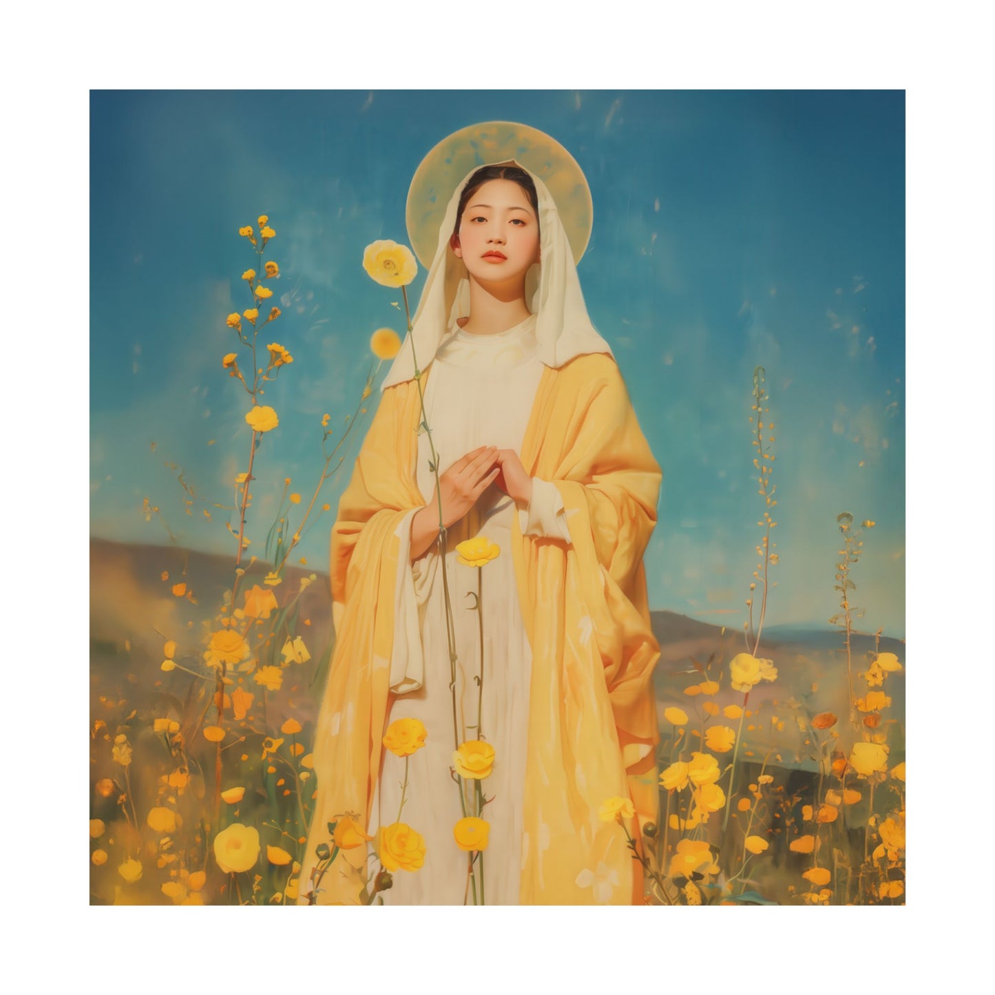 Saint Agatha Lin - Sanctified Souls Print - Multiple Sizes - Premium Matte Vertical Posters