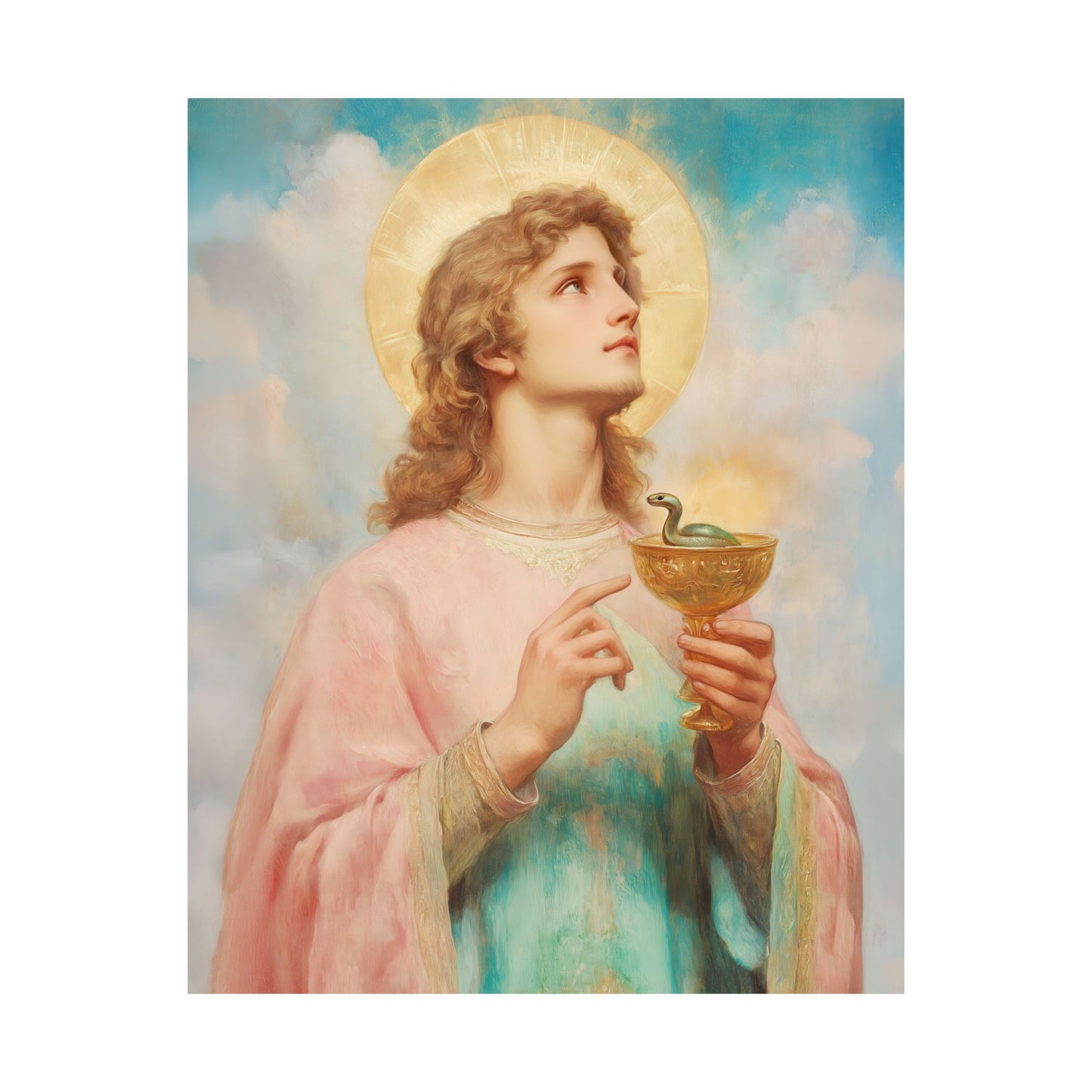 Copy of Saint John the Apostle - Sanctified Souls Print - Multiple Sizes - Premium Matte Vertical Posters