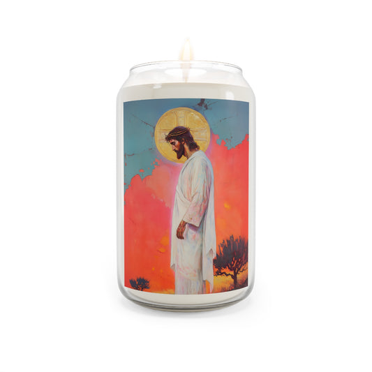 From the Tomb, Eternal Life - Scented Prayer Candle, 13.75oz - Tall Size - Religious Prayer Candle - Catholic Art