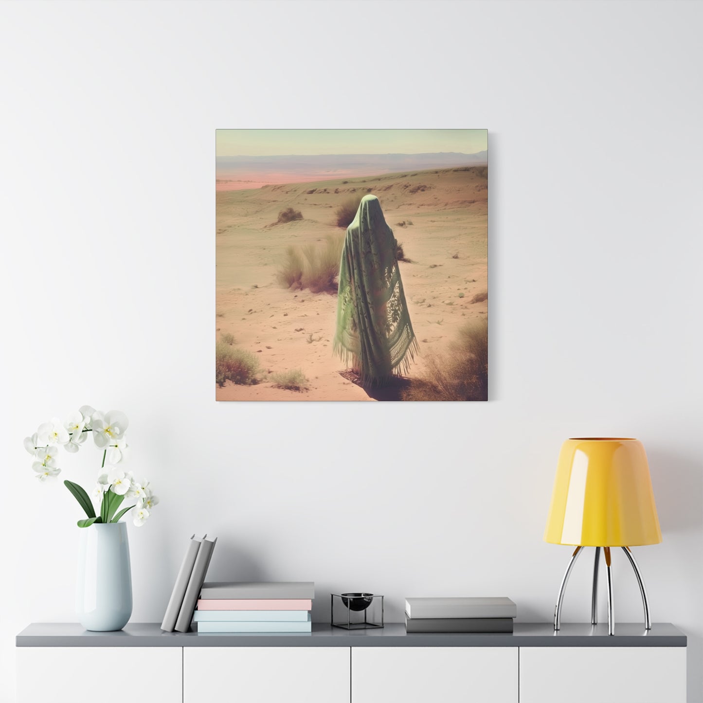 Saint Theodora of Alexandria  - Museum Wrapped Canvas - Sanctified Souls Print - Desert Mothers Series - Fine art Print - Religiou