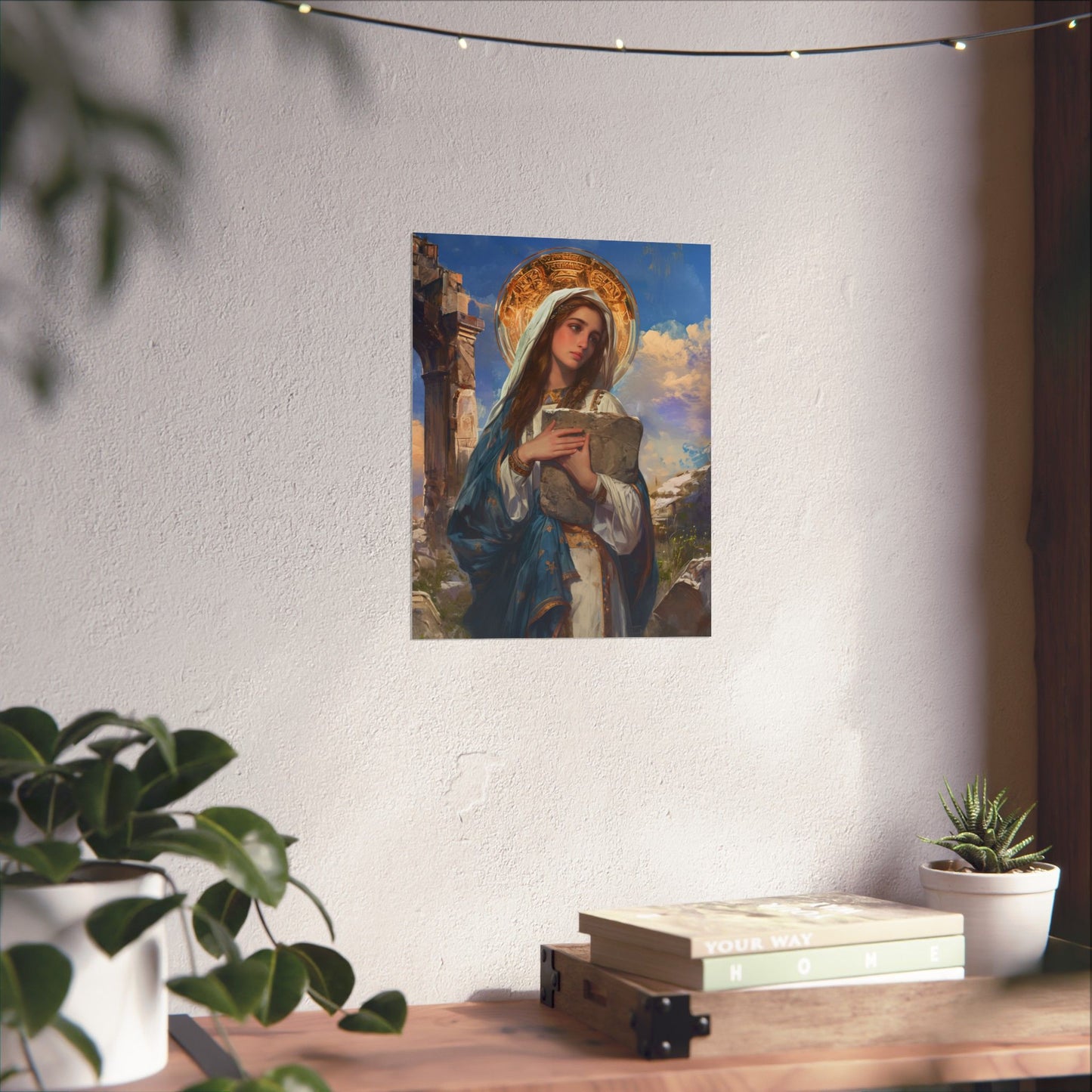 Saint Euphrasia of Constantinople Print - Sanctified Souls Print - Multiple Sizes - Premium Matte Vertical Posters
