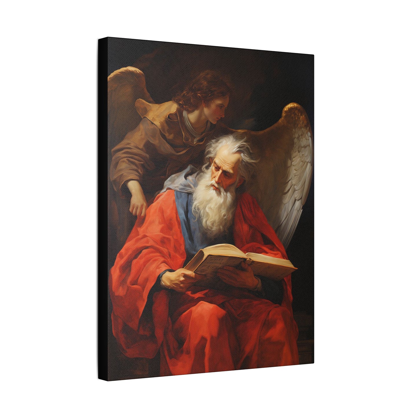 Saint Matthew the Apostle - Museum Wrapped Canvas - Sanctified Souls Print - Religious Art for your Home