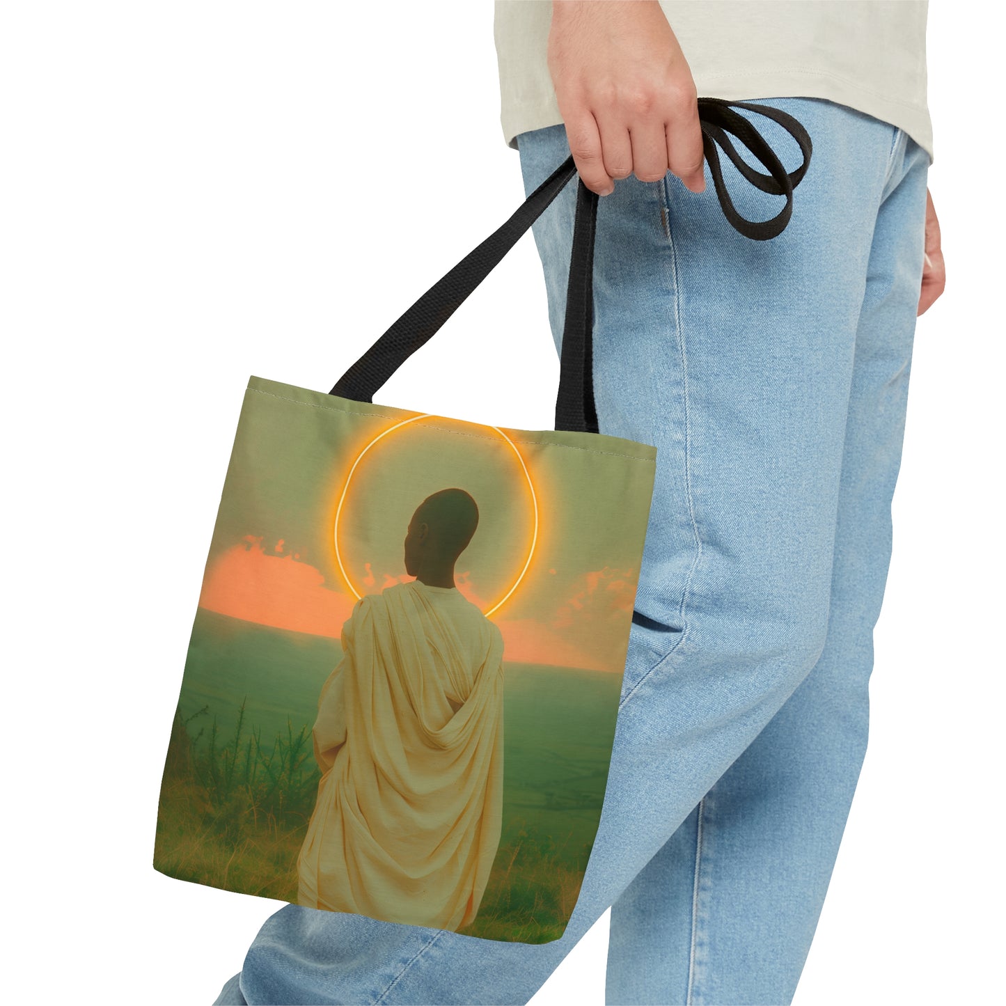 Saint Charles Lwanga - Tote Bag - Large Medium Small Faith Art Bag - Bible Study Faith Purse - Double Sided