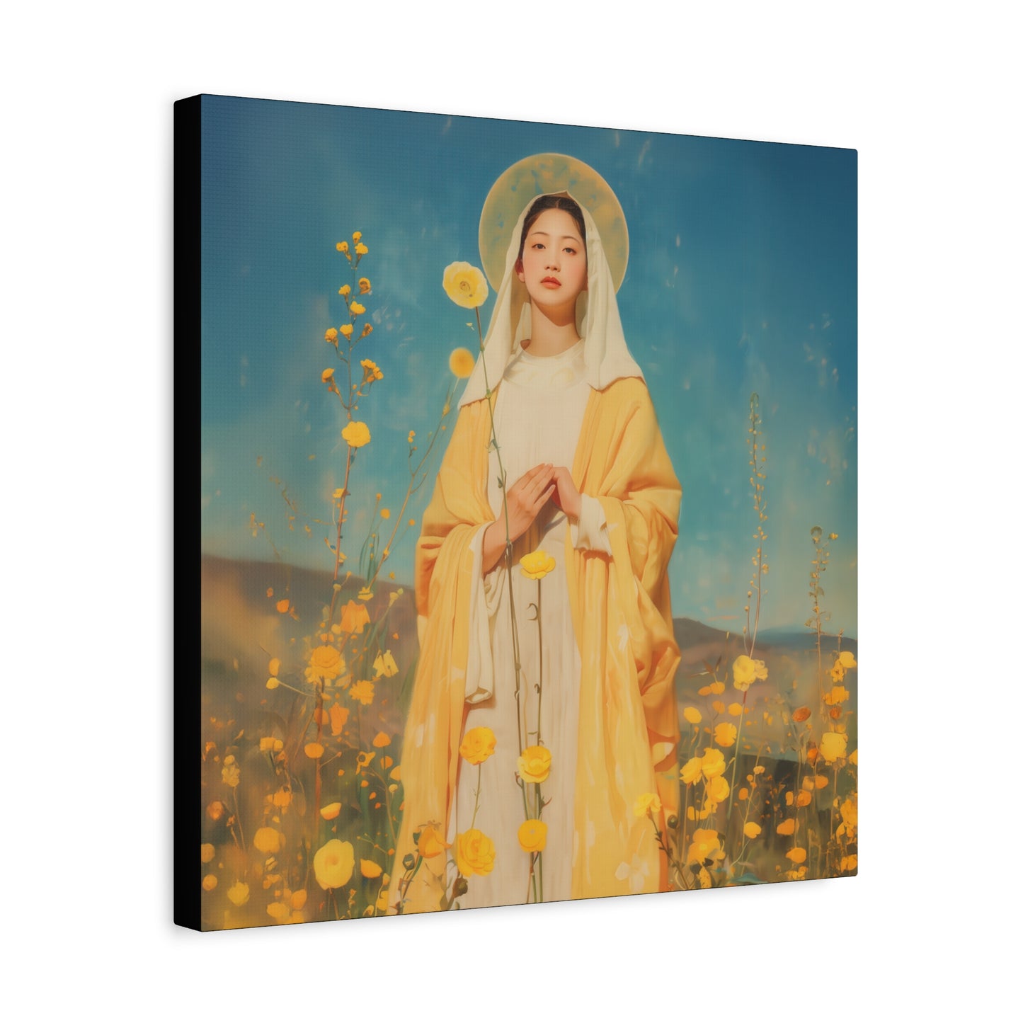 Saint Agatha Lin - Gallery Wrapped Canvas - Print - Religious Art for your Home - Catholic Art