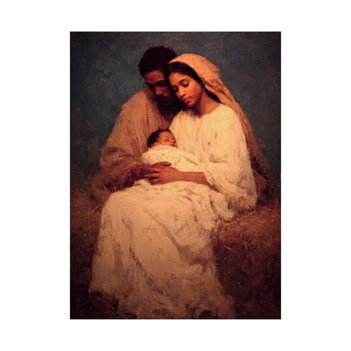 Love Made Visible in the Holy Family - Sanctified Souls Print - Multiple Sizes - Premium Matte Vertical Posters