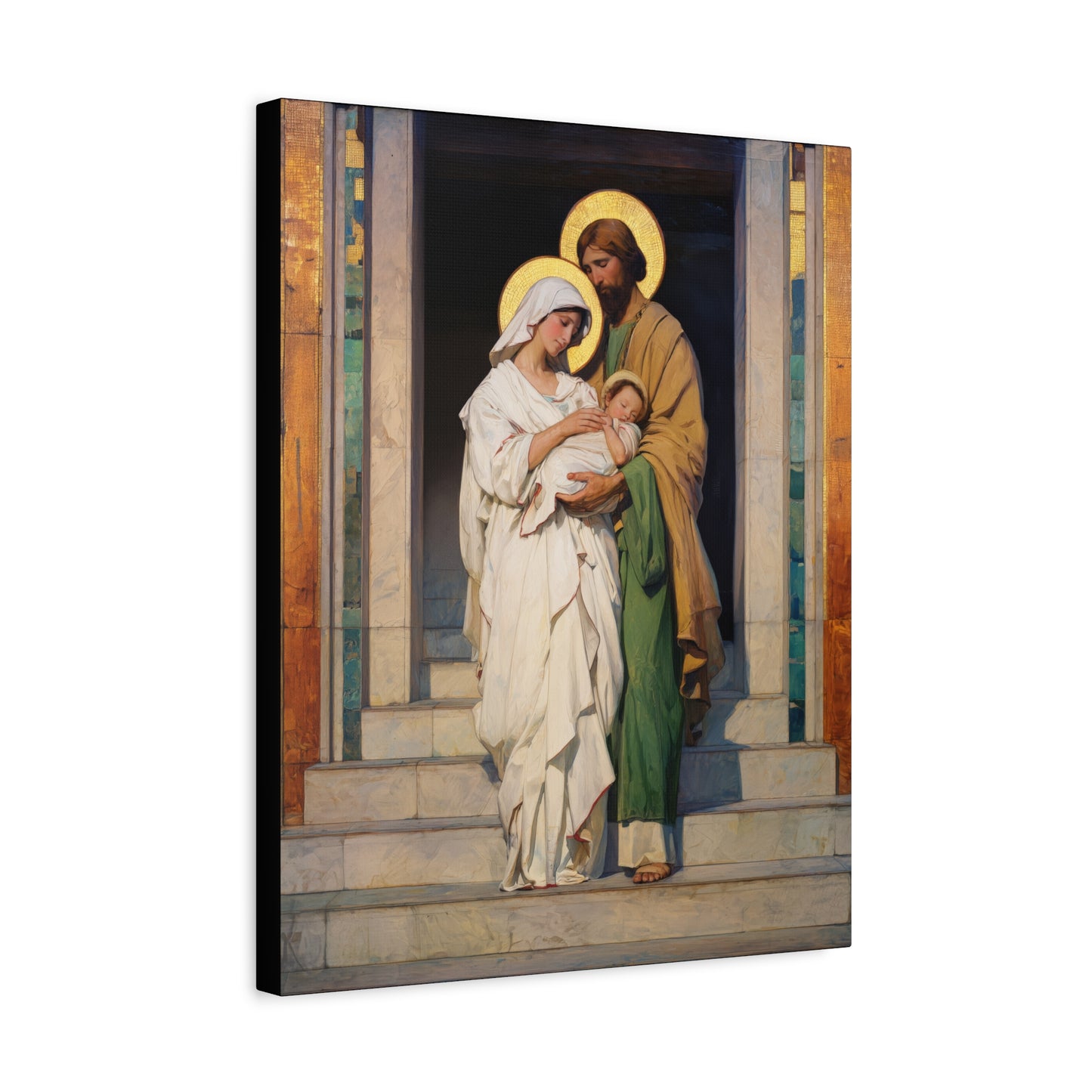The Feast of the Presentation of the Lord - Holy Family - Gallery Wrapped Canvas - Print - Religious Art for your Home - Catholic art print - prayer room art