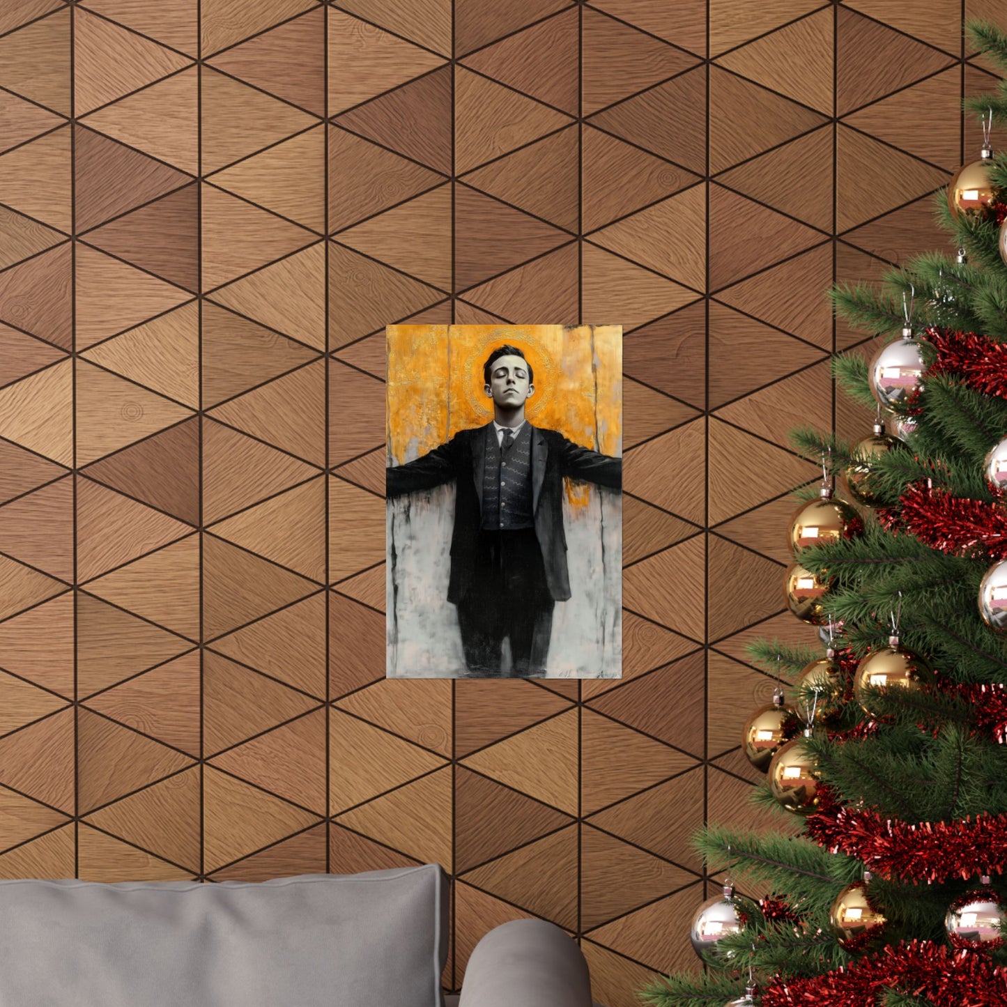 Blessed Miguel Pro - Sanctified Souls Print - Multiple Sizes - Premium Matte Vertical Posters - Catholic Saint art - Prayer Room Print