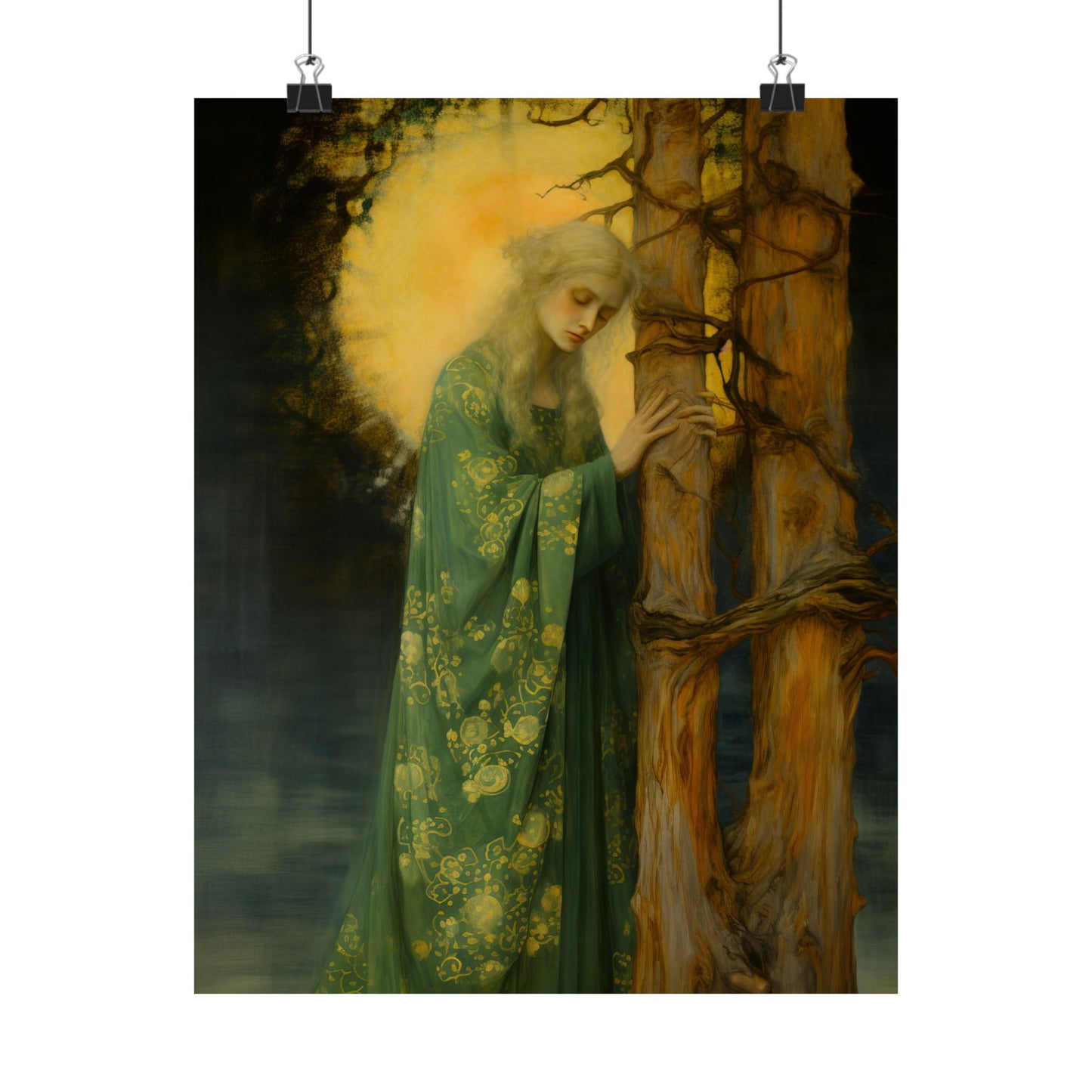 Saint Afra - Sanctified Souls Print - Multiple Sizes - Premium Matte Vertical Posters - Catholic Art - Religious Poster
