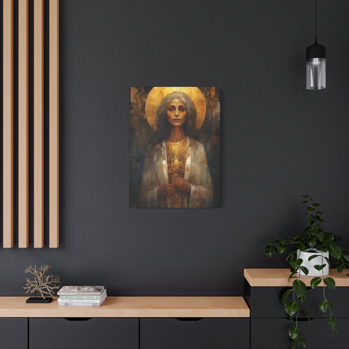 Saint Mary of Egypt - Museum Wrapped Canvas - Sanctified Souls Print - Religious Art for your Home