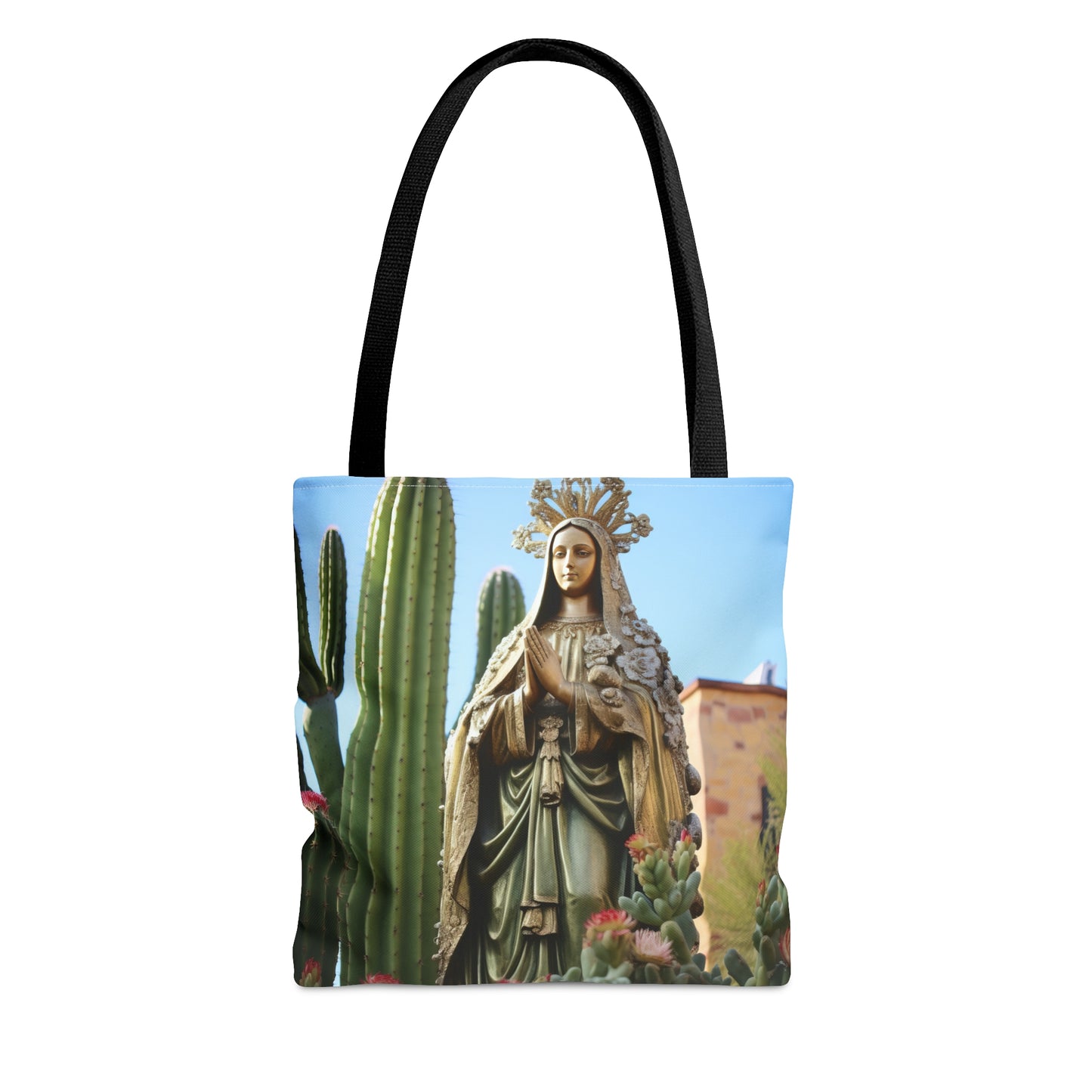 Our Lady of Guadalupe Tote Bag - Catholic faith inspired carry-all purse - day to day bag