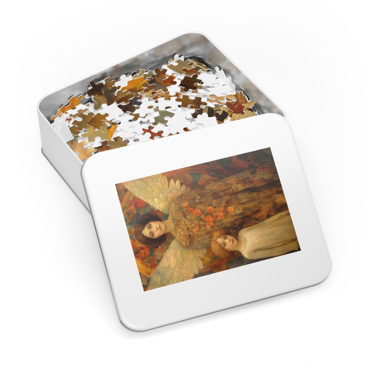 Heavens Guardians - Puzzle and Keepsake Tin - Religious Jigsaw Puzzle (30, 110, 252, 500,1000-Piece) - Religious Puzzle - Angel Art