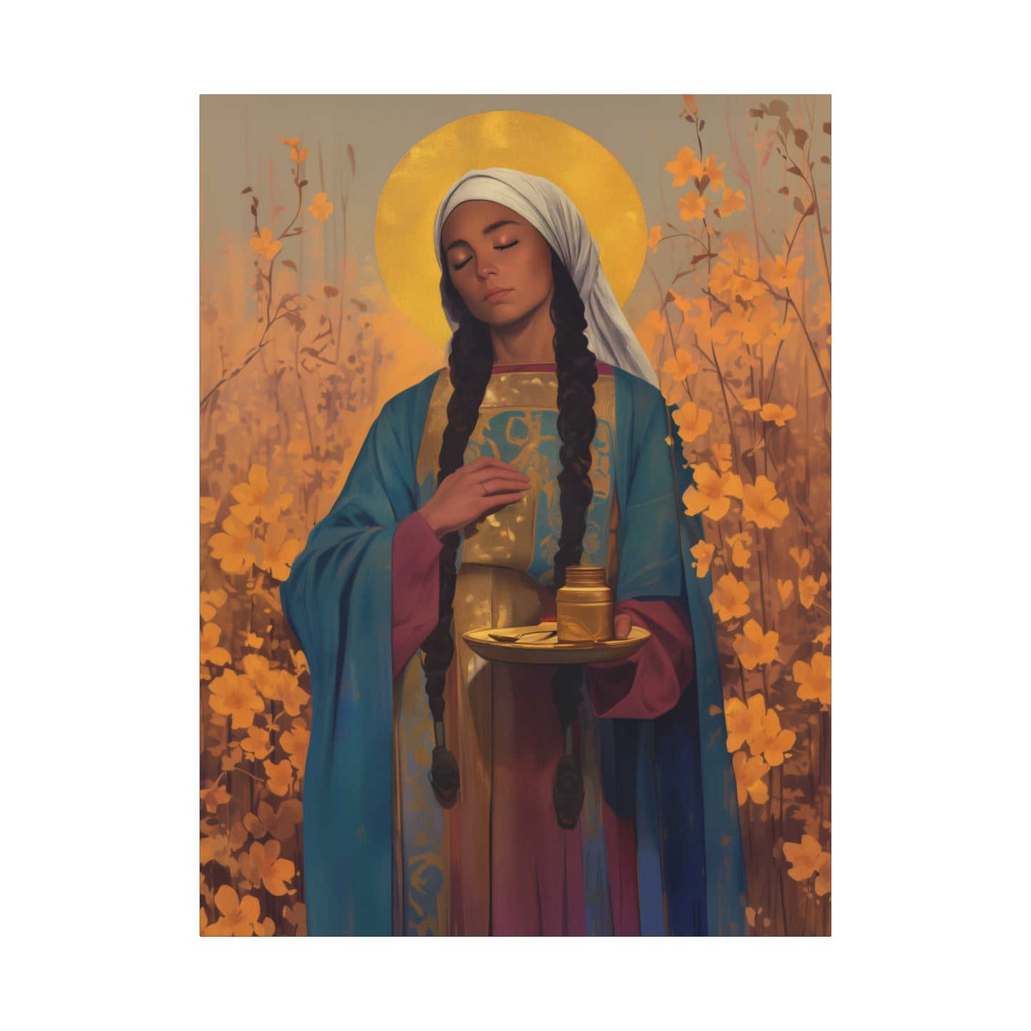 Saint Hermione of Ephesus - Gallery Wrapped Canvas - Print - Religious Art for your Home - Catholic Art Print