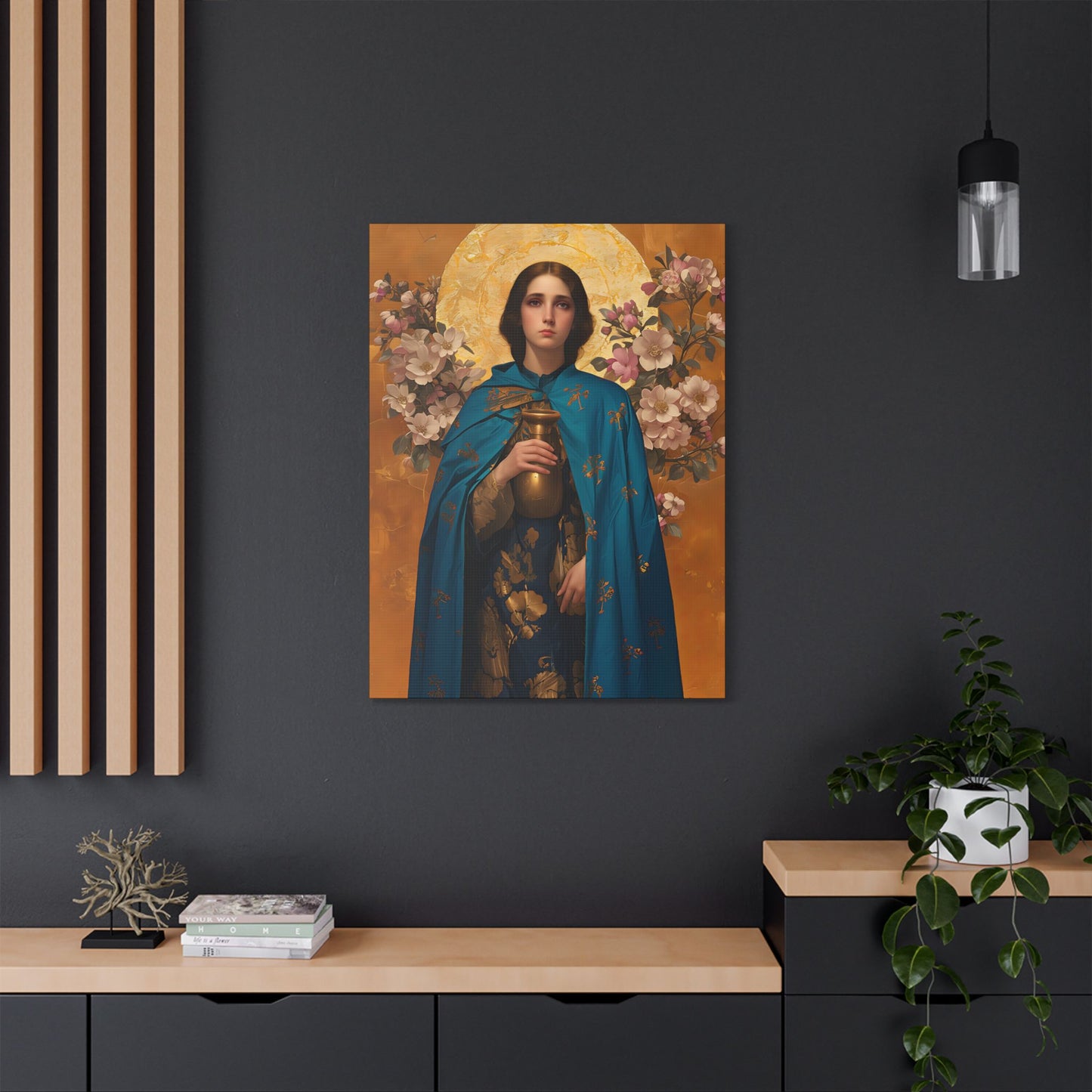 Anastasia the Patrician of Alexandria  - Museum Wrapped Canvas - Sanctified Souls Print - Religious Art