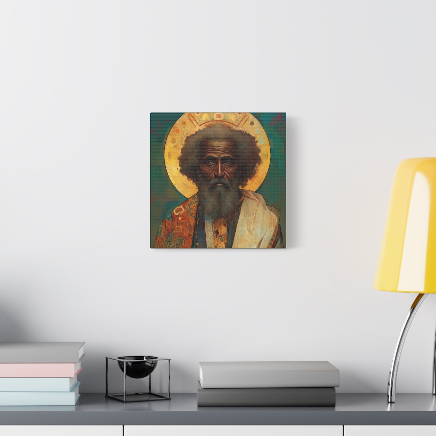 Saint Moses - Museum Wrapped Canvas - Sanctified Souls Print - Religious Art for your Home