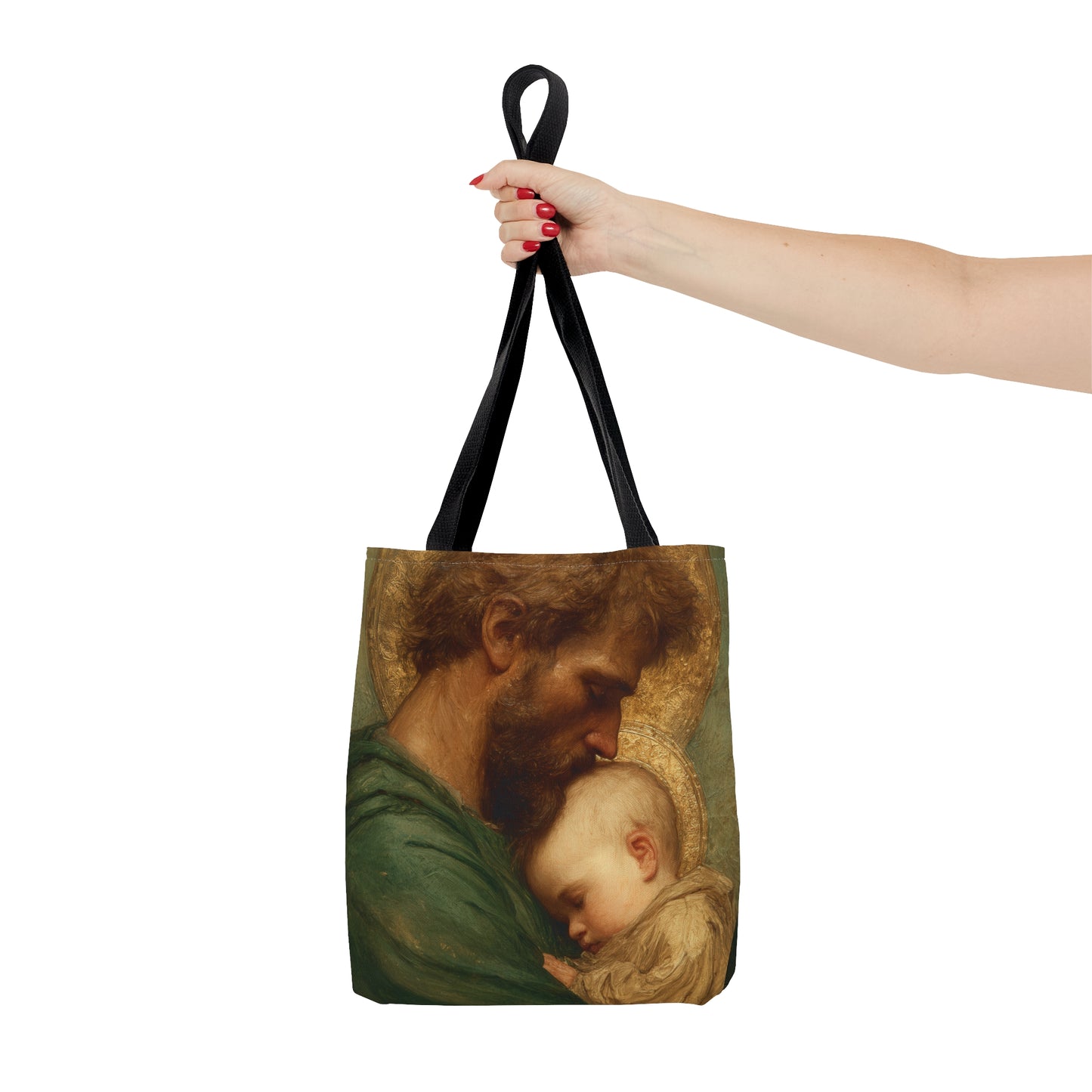 Saint Joseph the Father - Tote Bag - Large Medium Small Faith Art Bag - Catholic Faith Purse