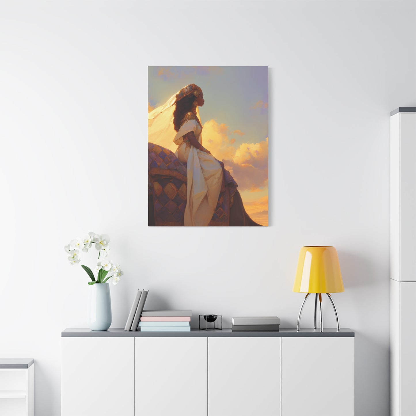 Queen of Sheba - Gallery Wrapped Canvas - Print - Religious Art for your Home - Catholic Art
