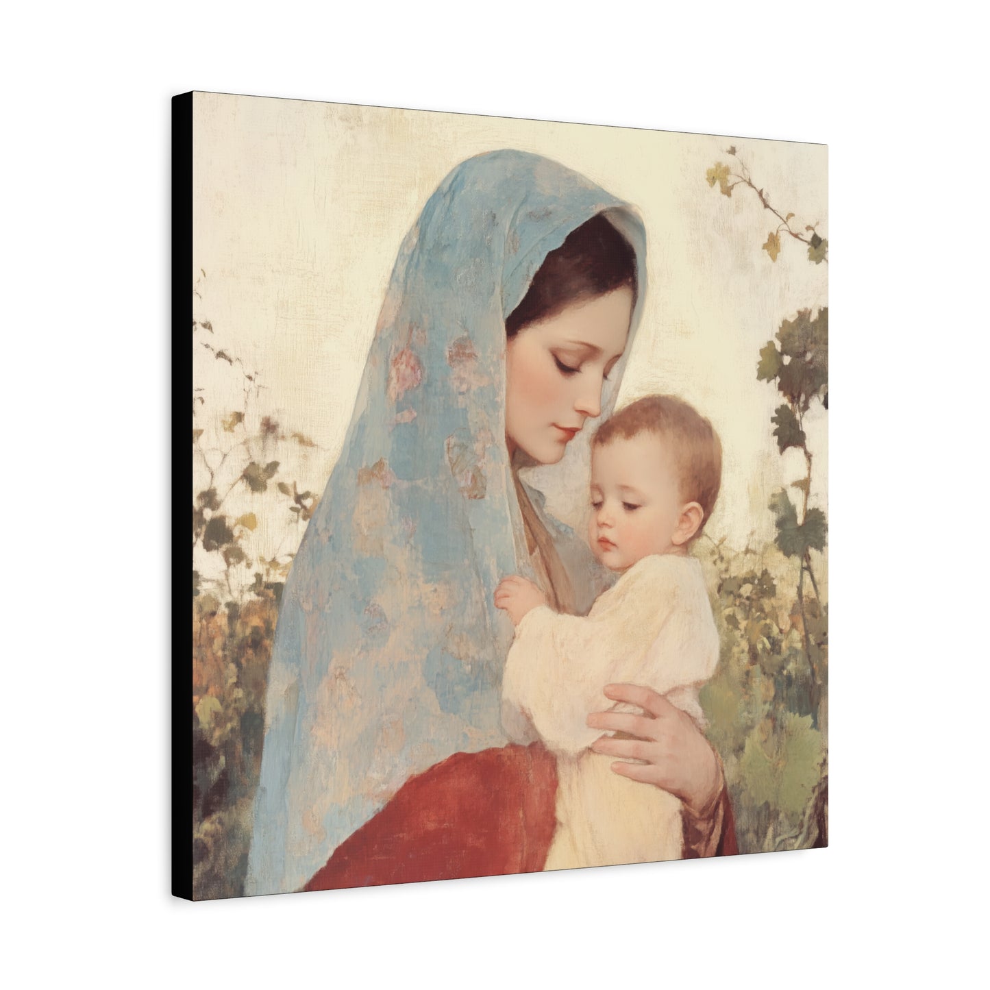 Our Lady of the Grapes / Out Lady of the Harvest - Gallery Wrapped Canvas - Print - Religious Art for your Home - Catholic Art