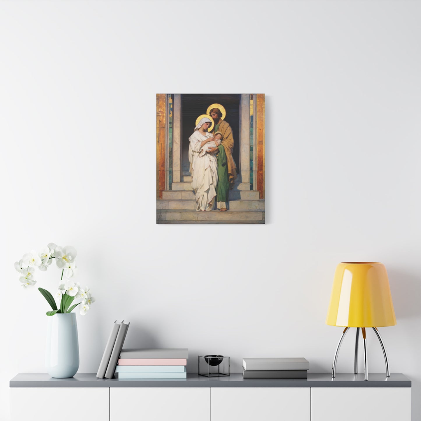 The Feast of the Presentation of the Lord - Holy Family - Gallery Wrapped Canvas - Print - Religious Art for your Home - Catholic art print - prayer room art