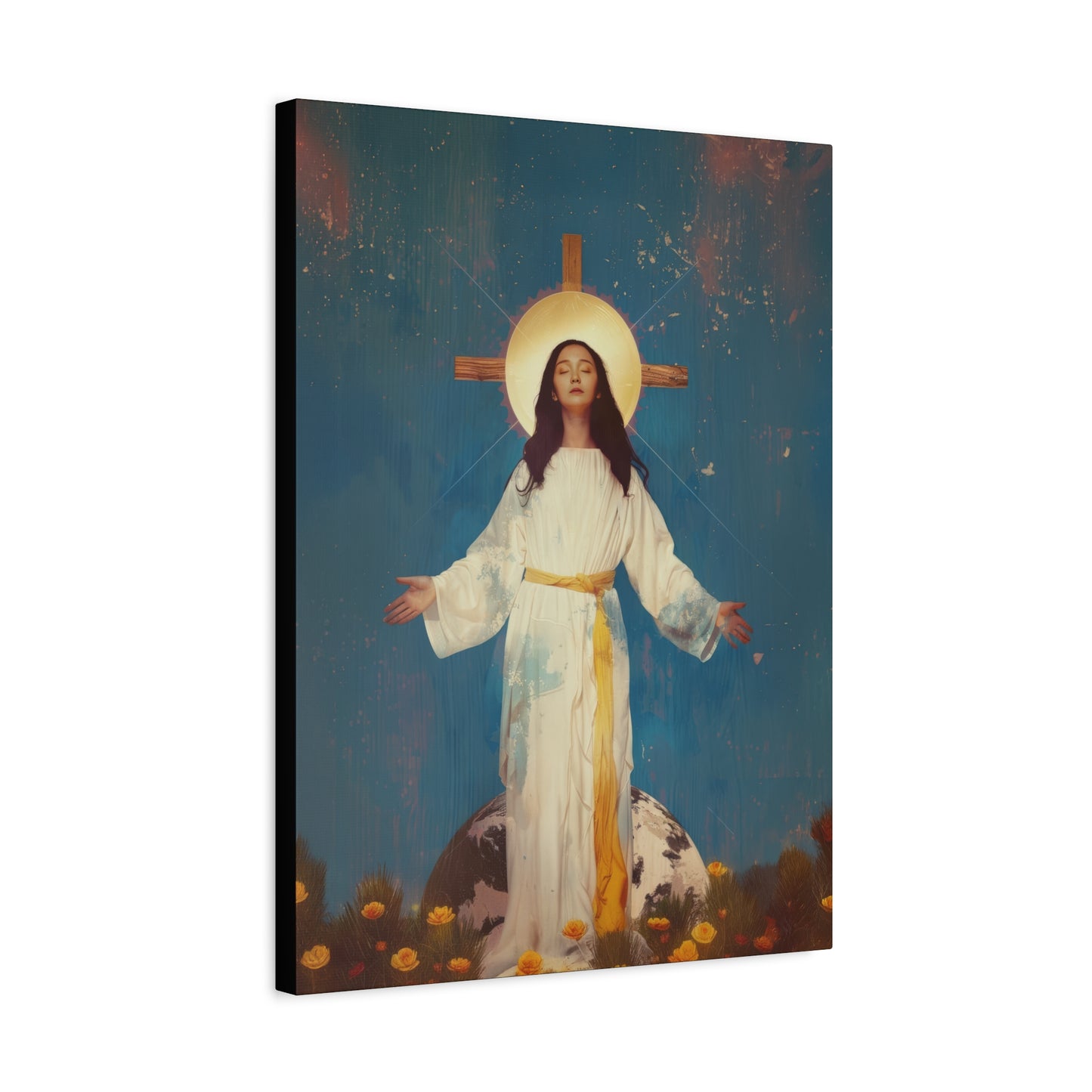 Our Lady of Akita - Mother Mary - Gallery Wrapped Canvas - Print - Religious Art for your Home - Catholic