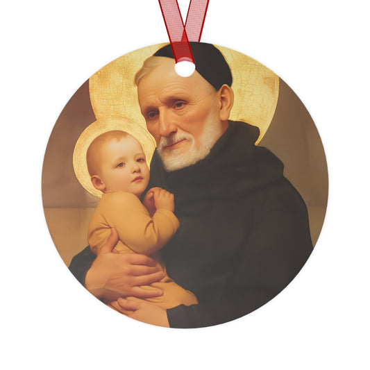 Saint Bernardino Realino Metal Ornament - Religious Holiday Christmas Ornament and Keepsake - Catholic Religious Keepsake